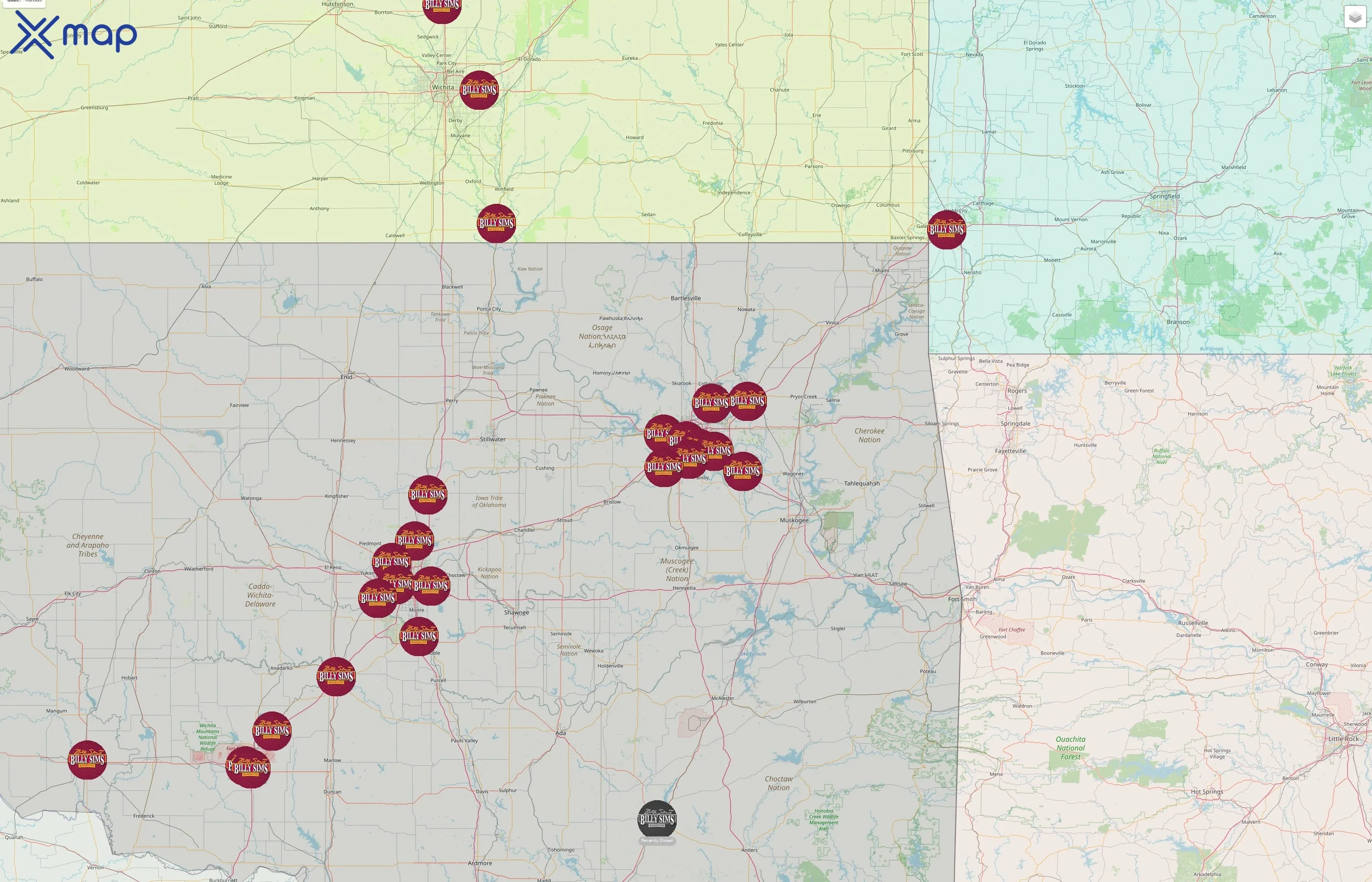 Billy Sims BBQ street hotspots