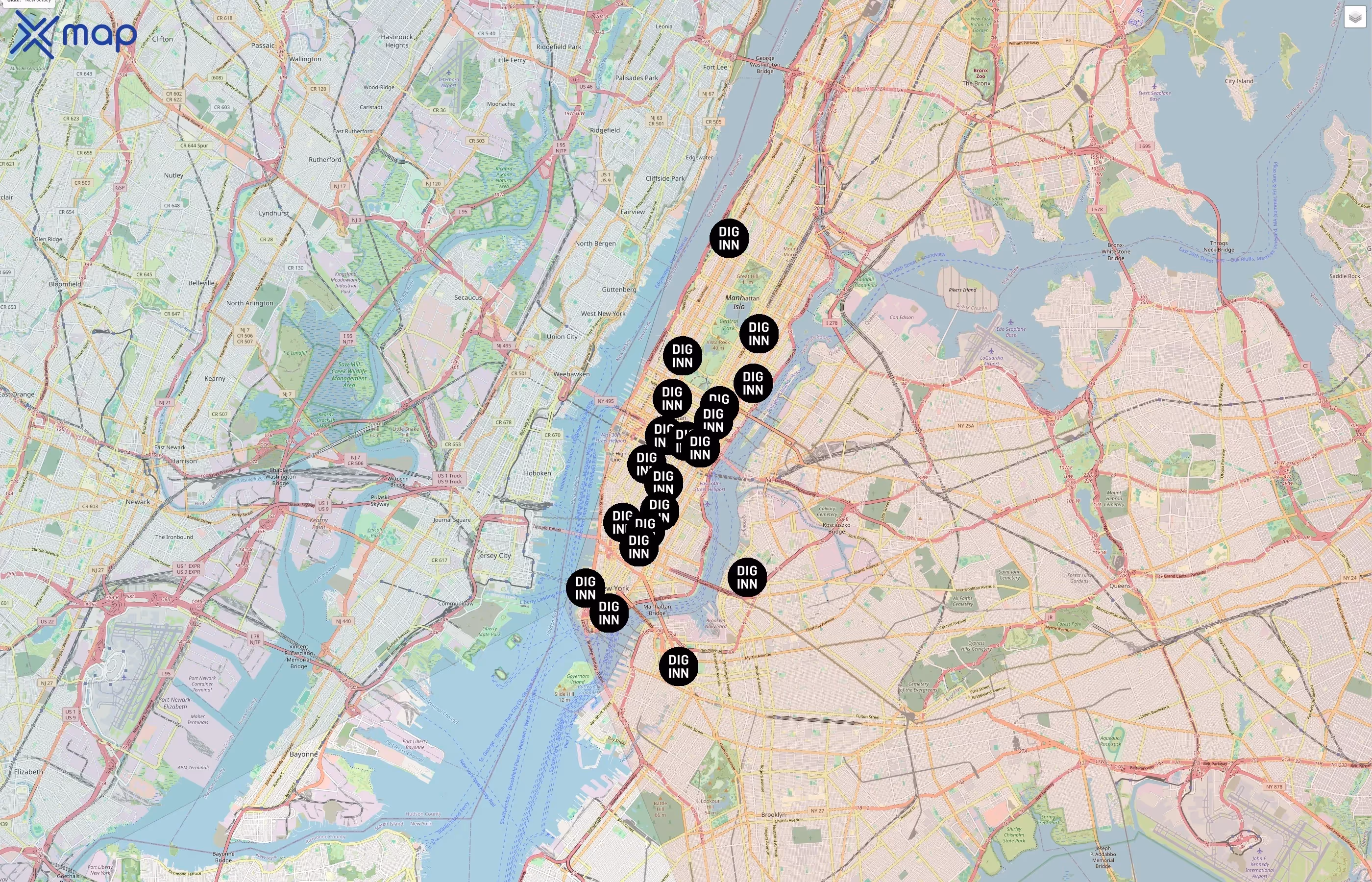 Dig Inn traffic data