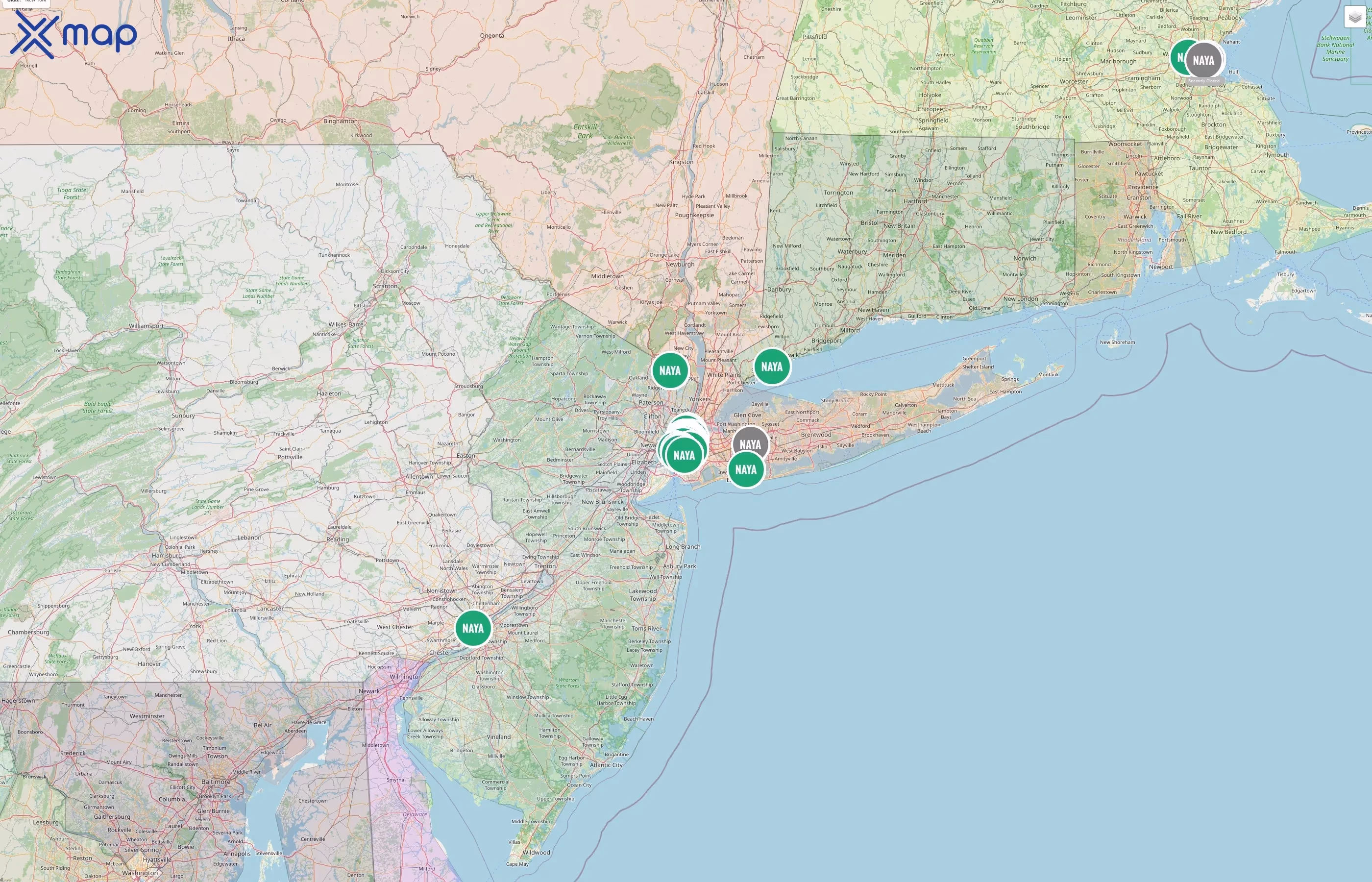 NAYA street hotspots