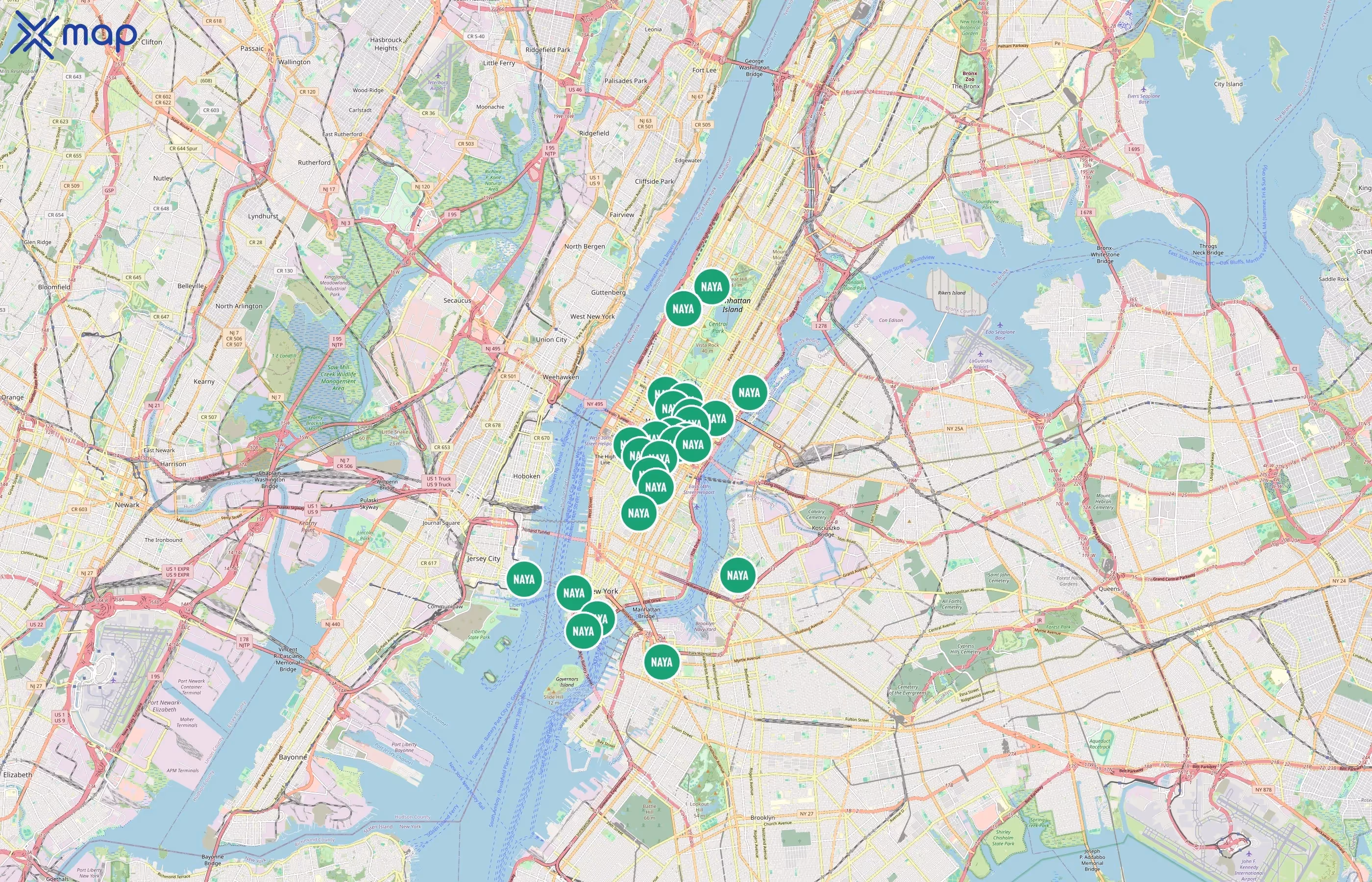 NAYA area coverage