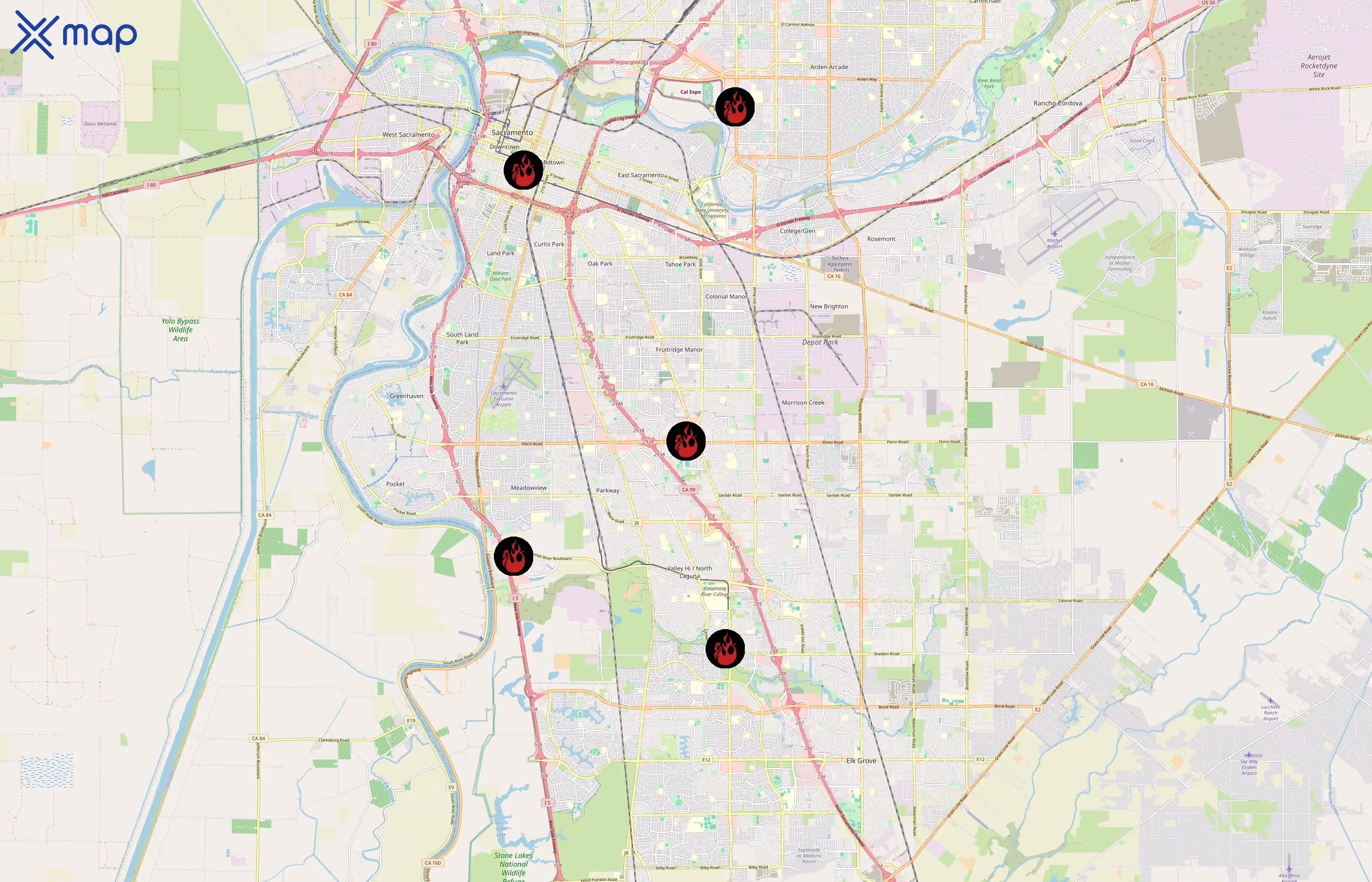 Fire Wings area coverage