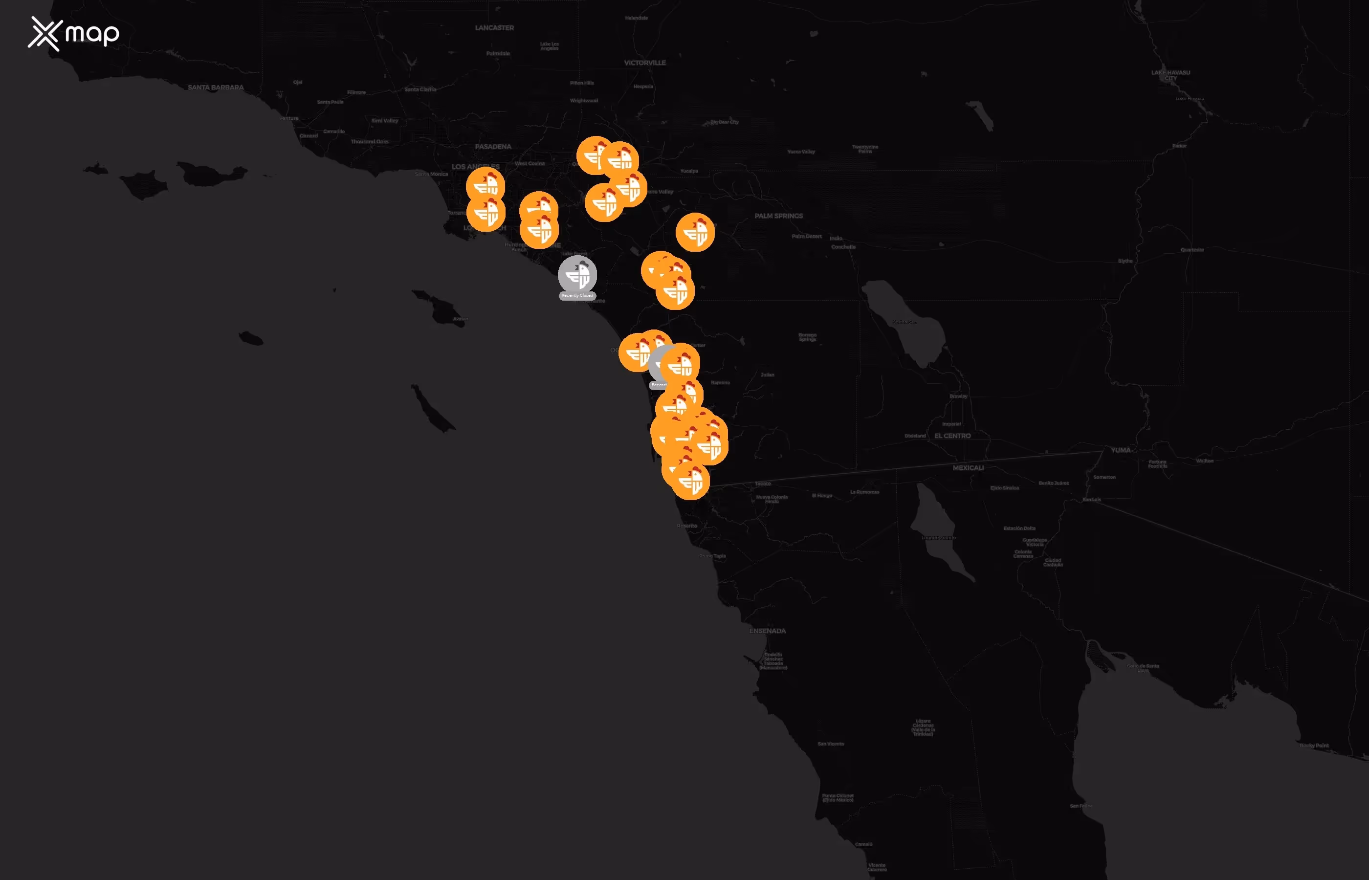 Epic Wings city distribution