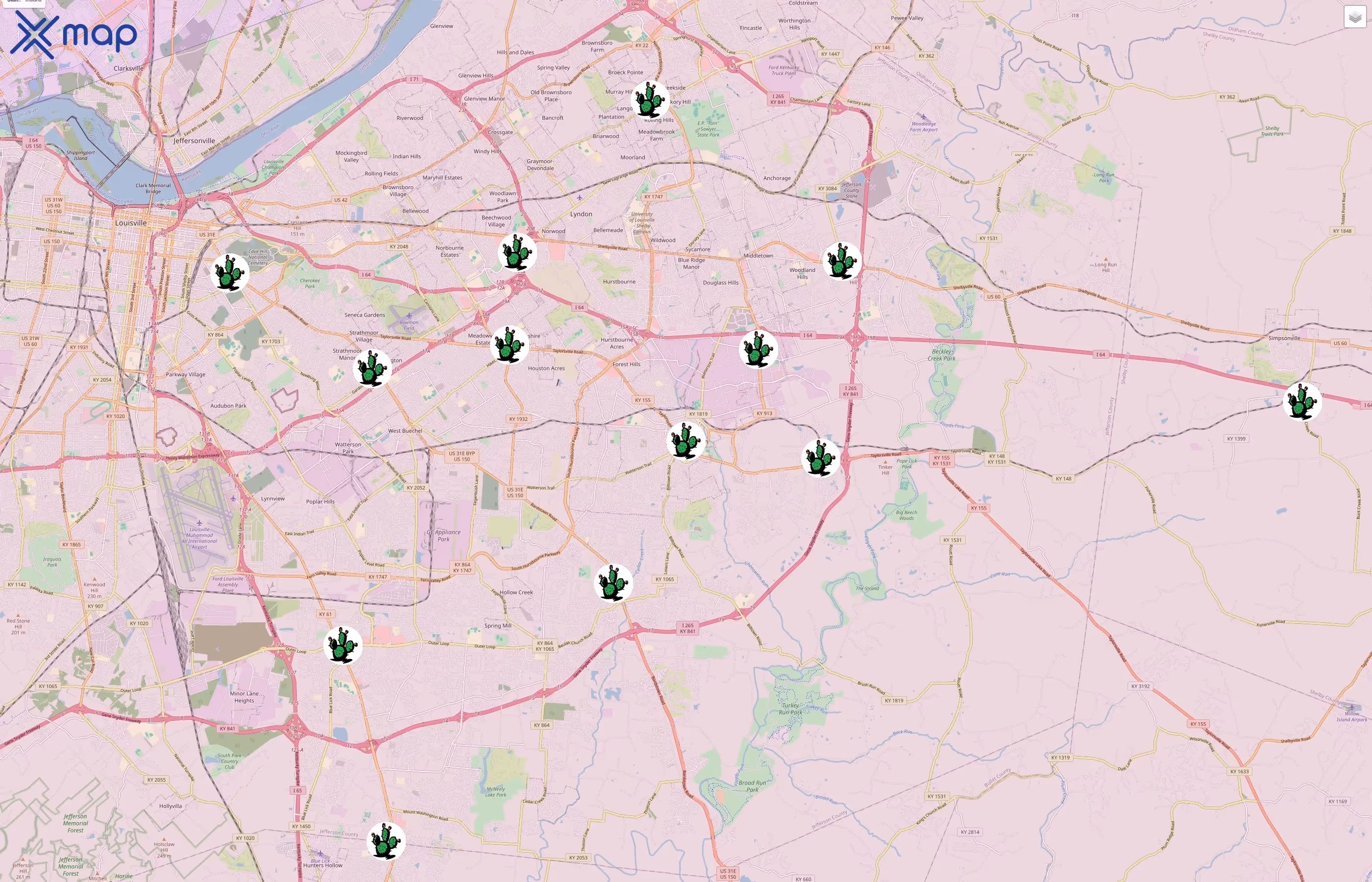 El Nopal traffic data