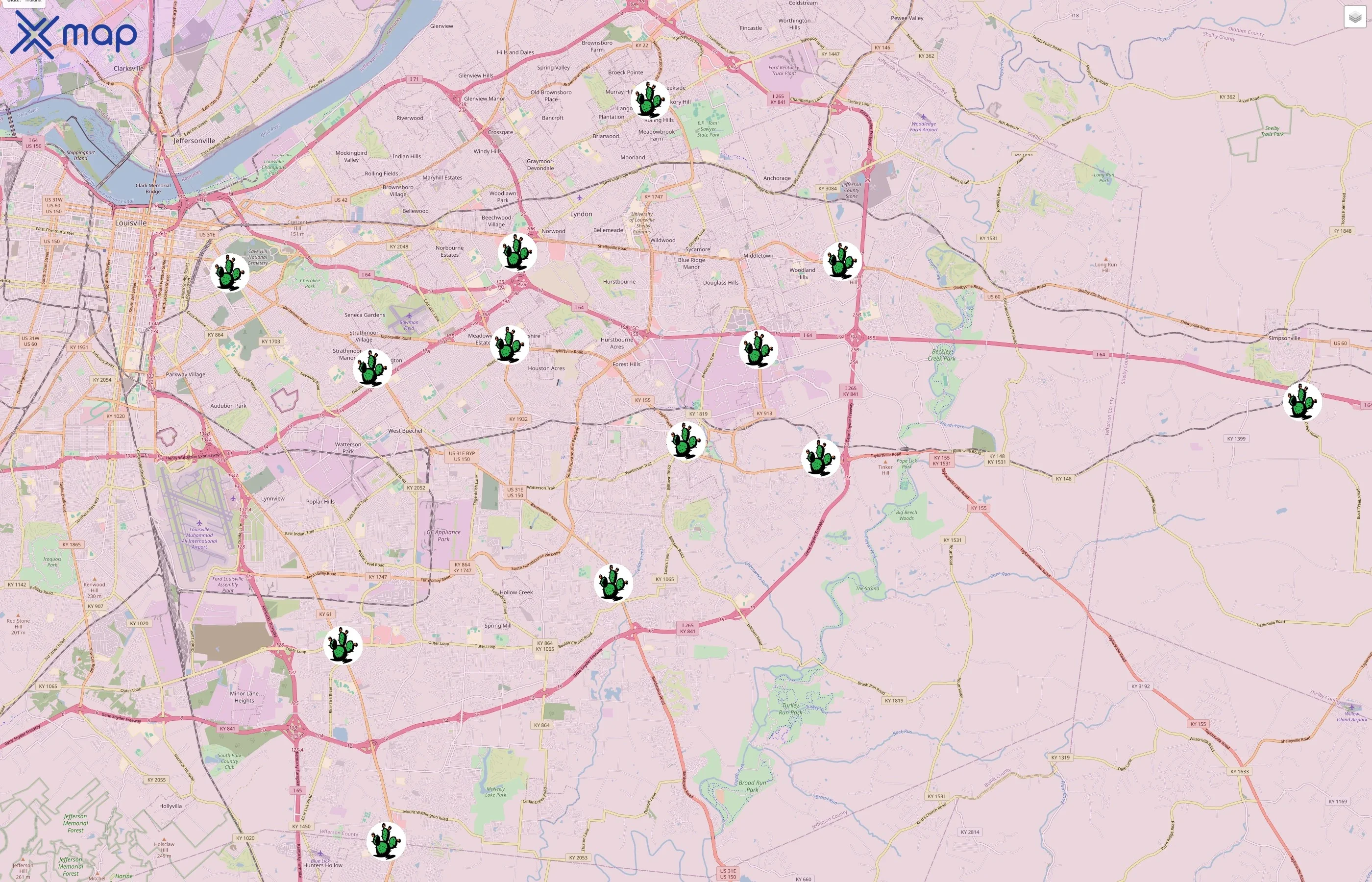 El Nopal traffic data