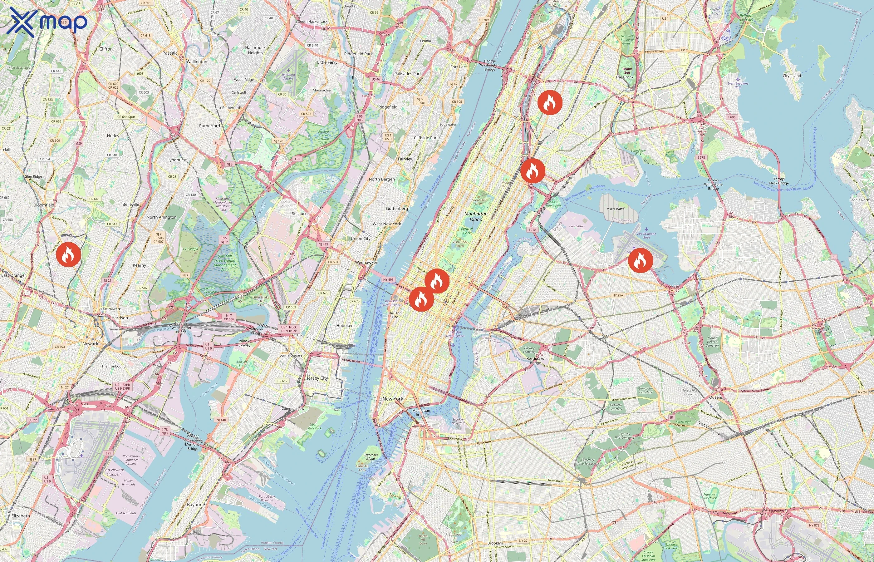 Firebelly Wings area coverage