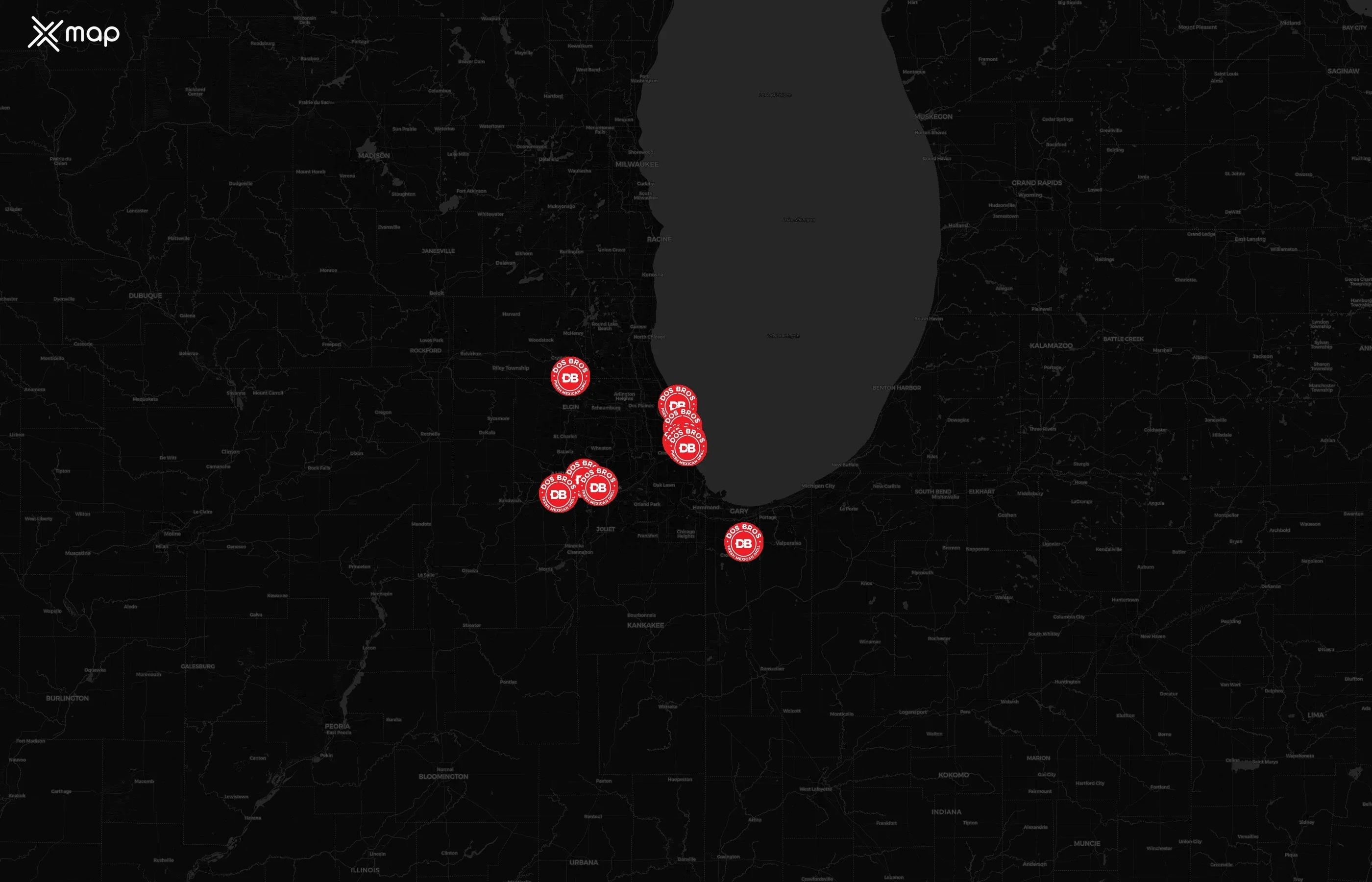 DosBros Fresh Mexican Grill city distribution