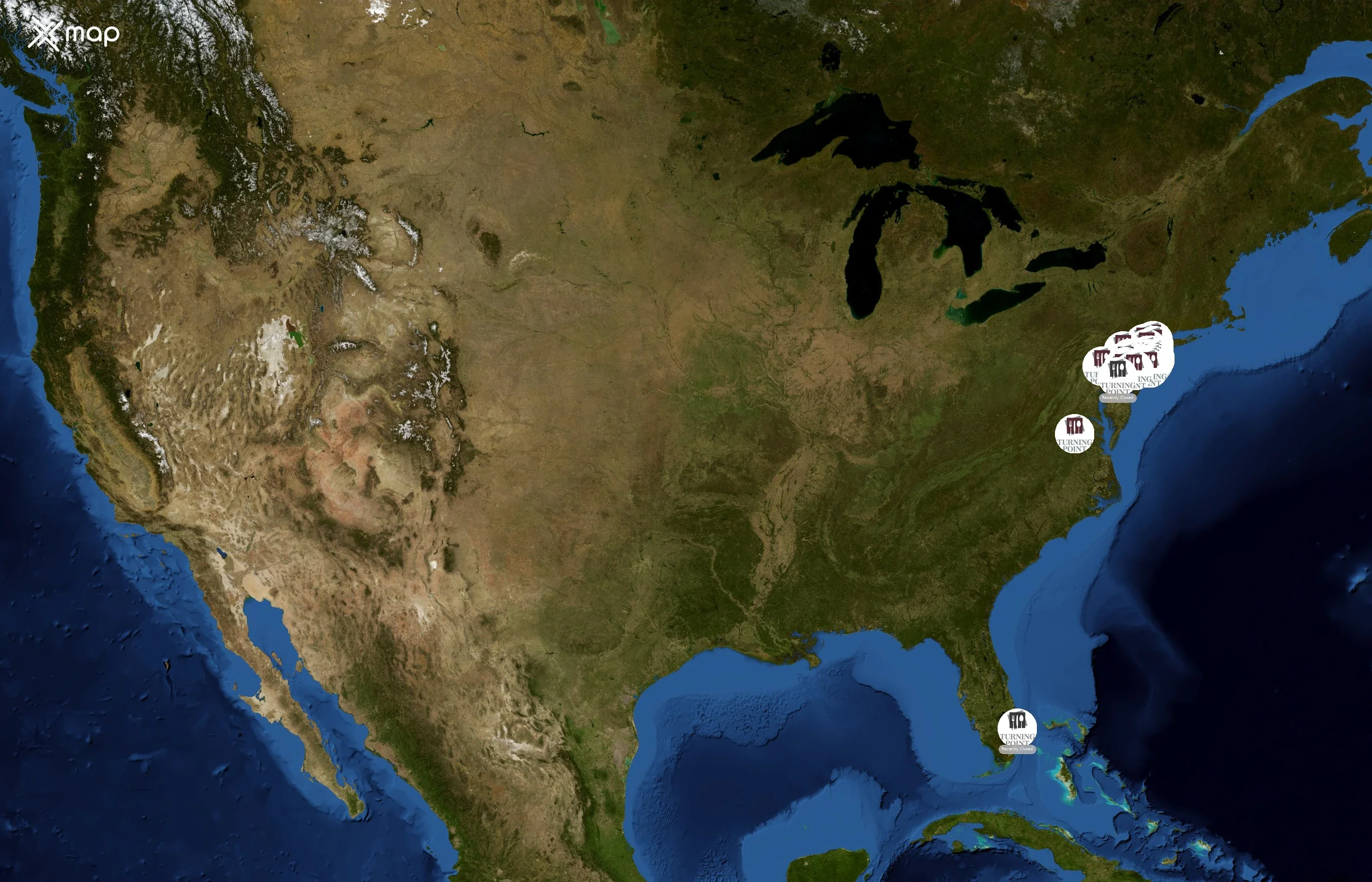 Turning Point Restaurants state distribution