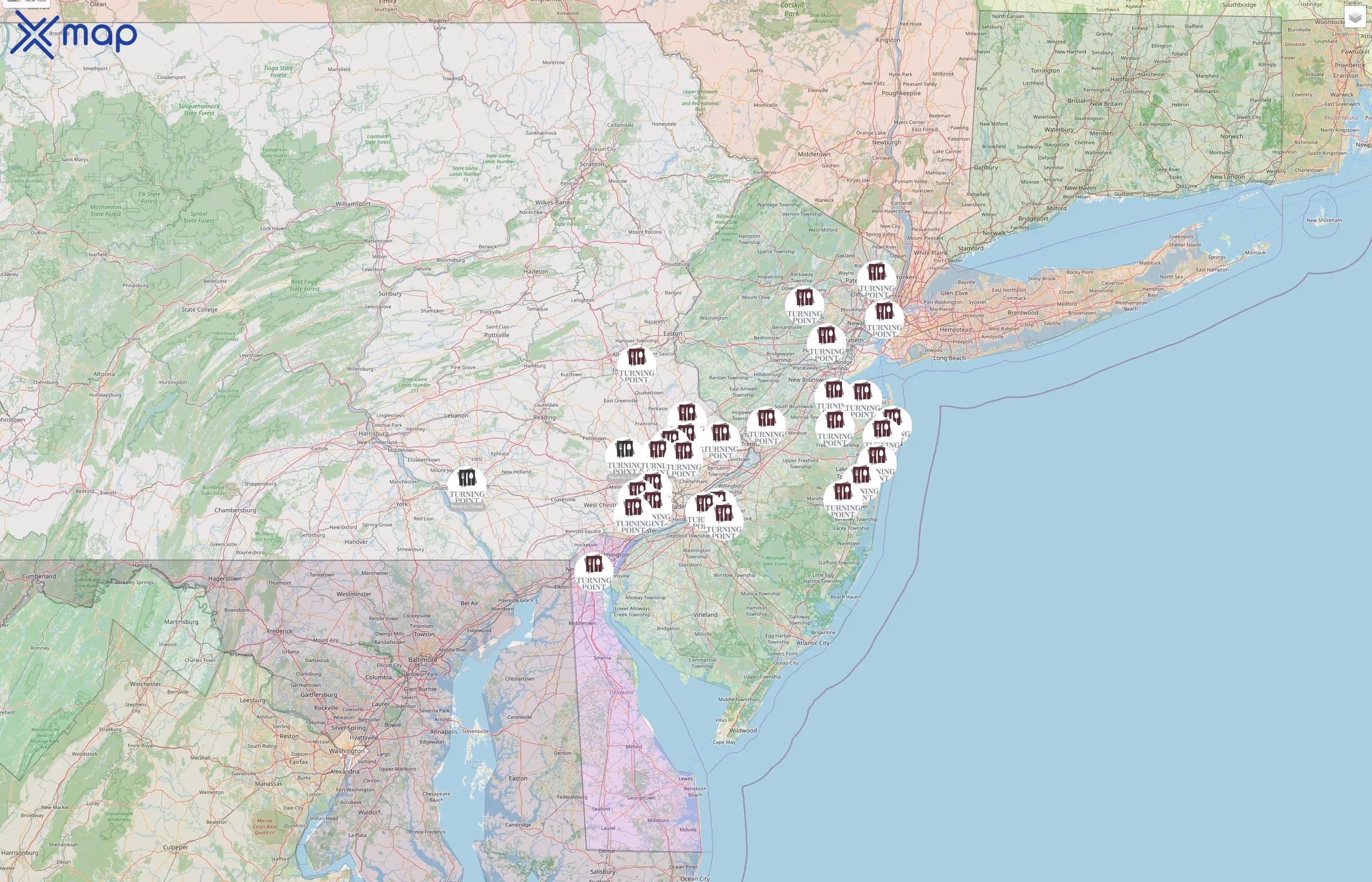 Turning Point Restaurants street hotspots