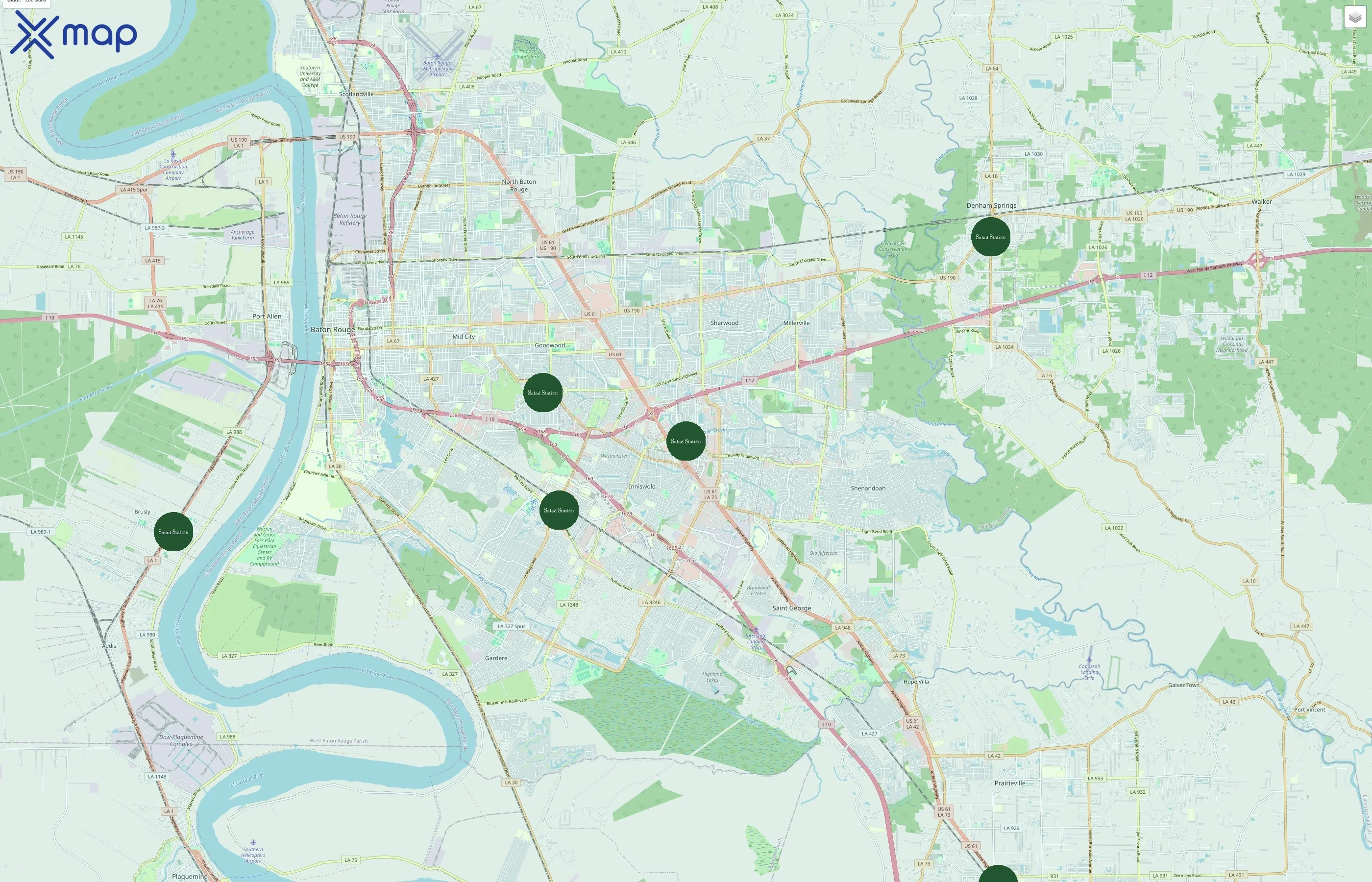 The Salad Station traffic data