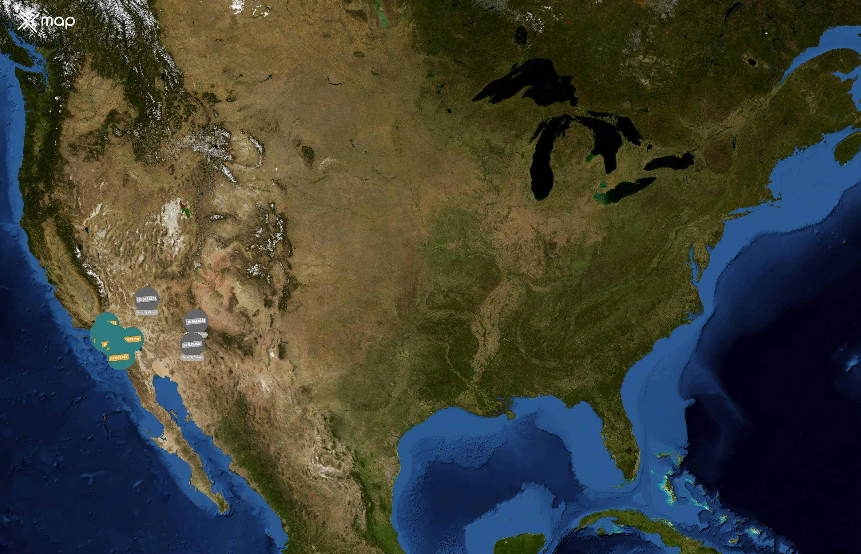 ¡Ya Oaxaca! state distribution