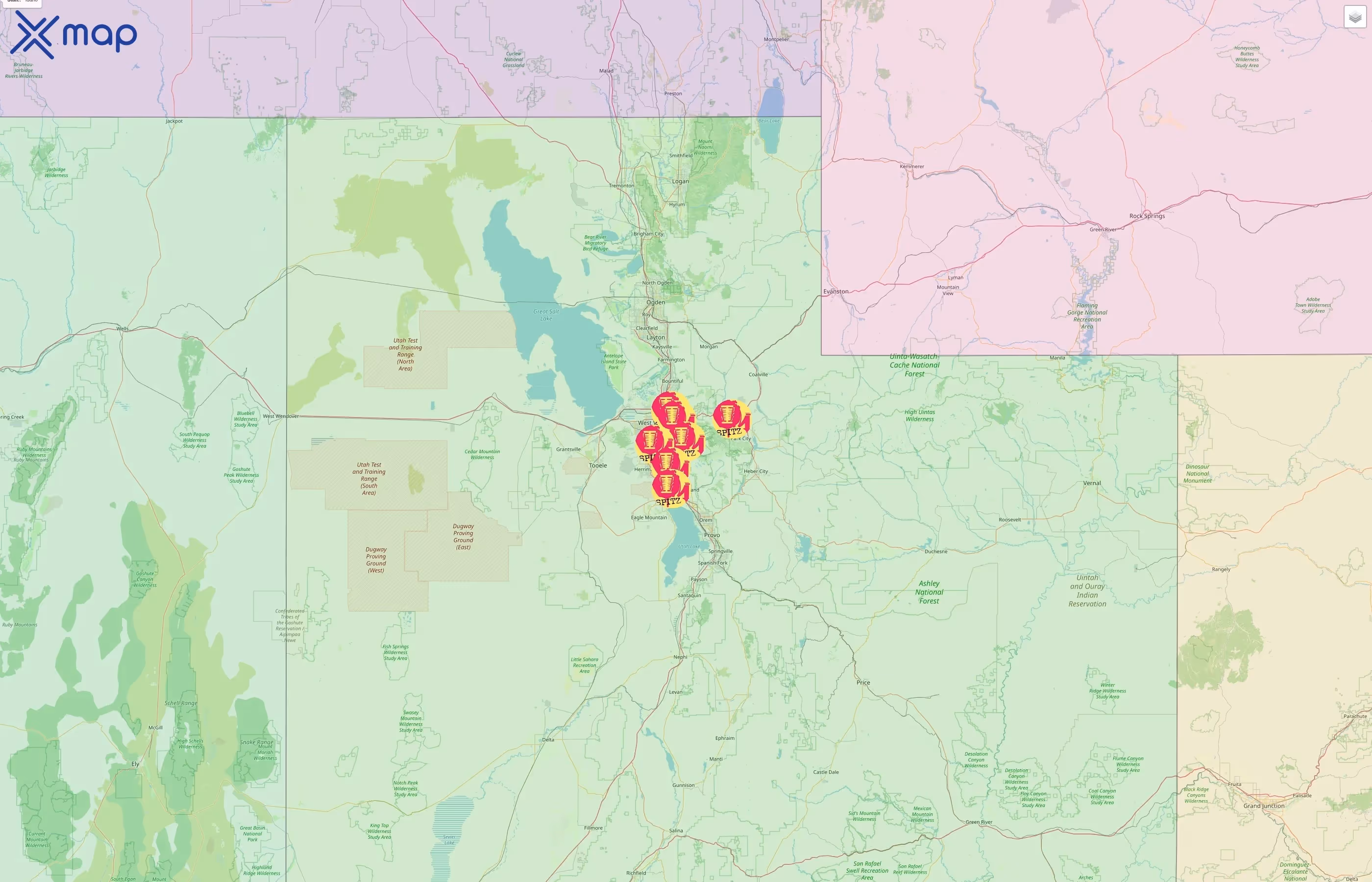 Spitz street hotspots