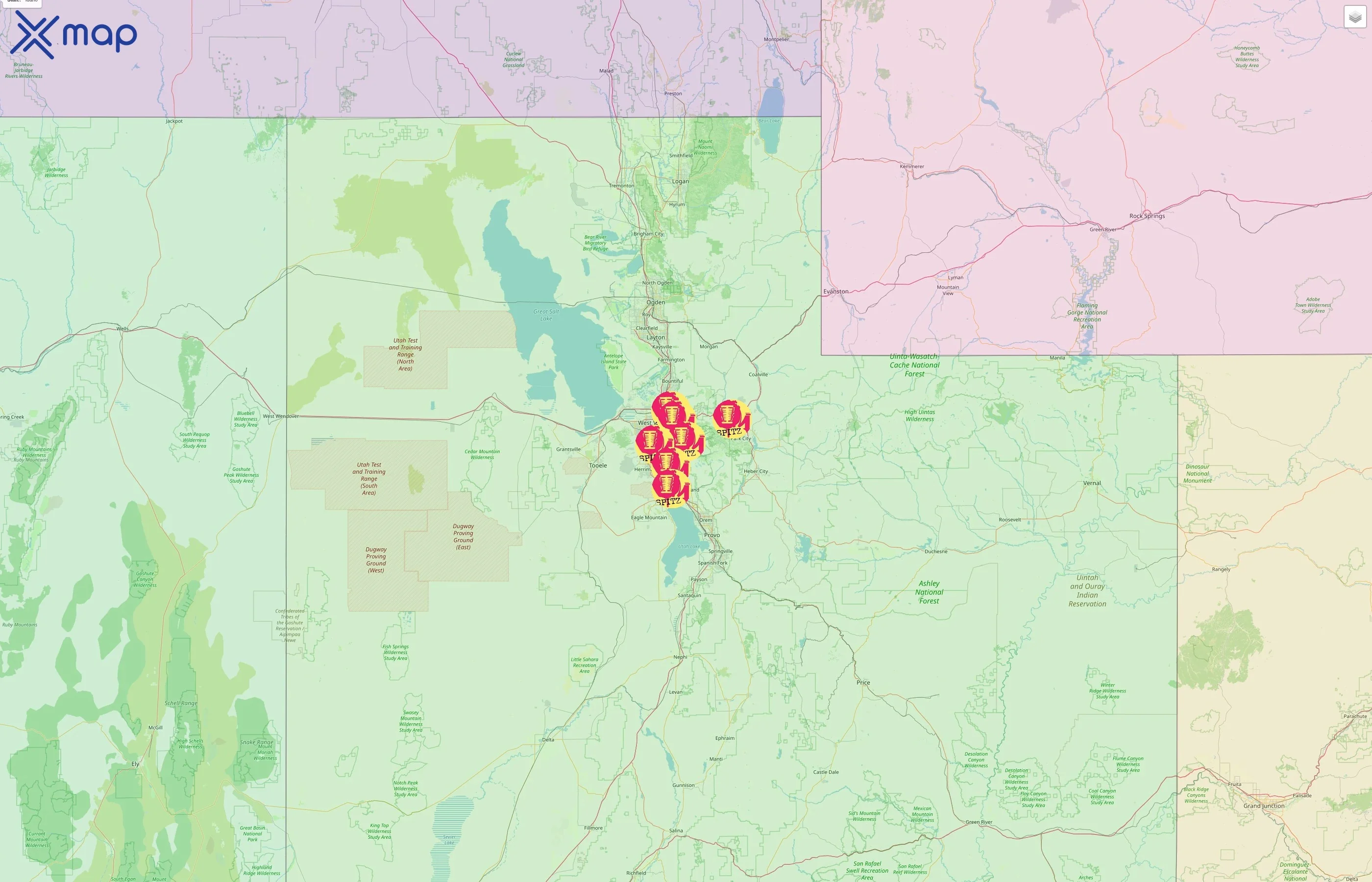 Spitz street hotspots