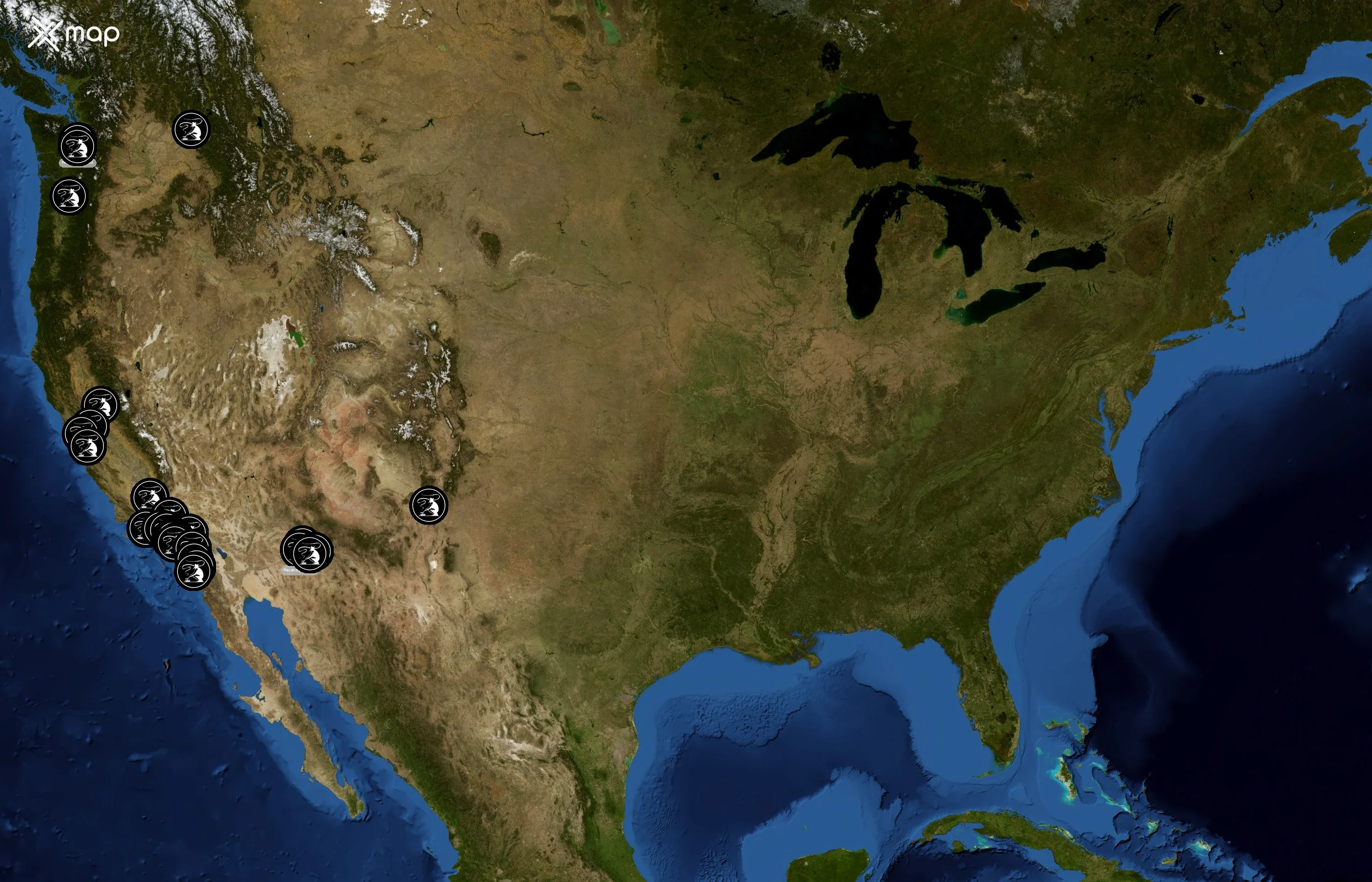 Black Angus Steakhouse state distribution