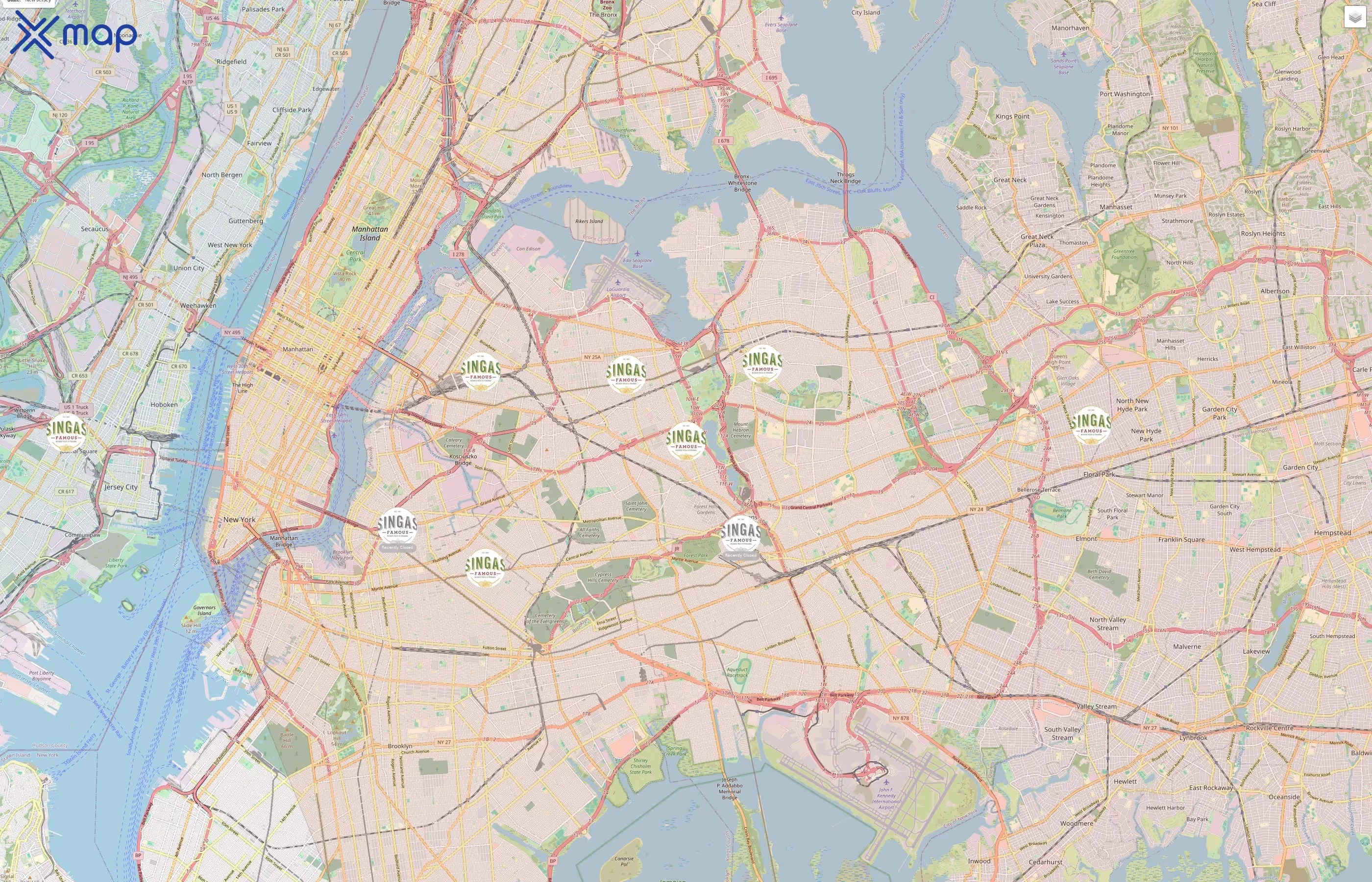 Singas Famous Pizza traffic data
