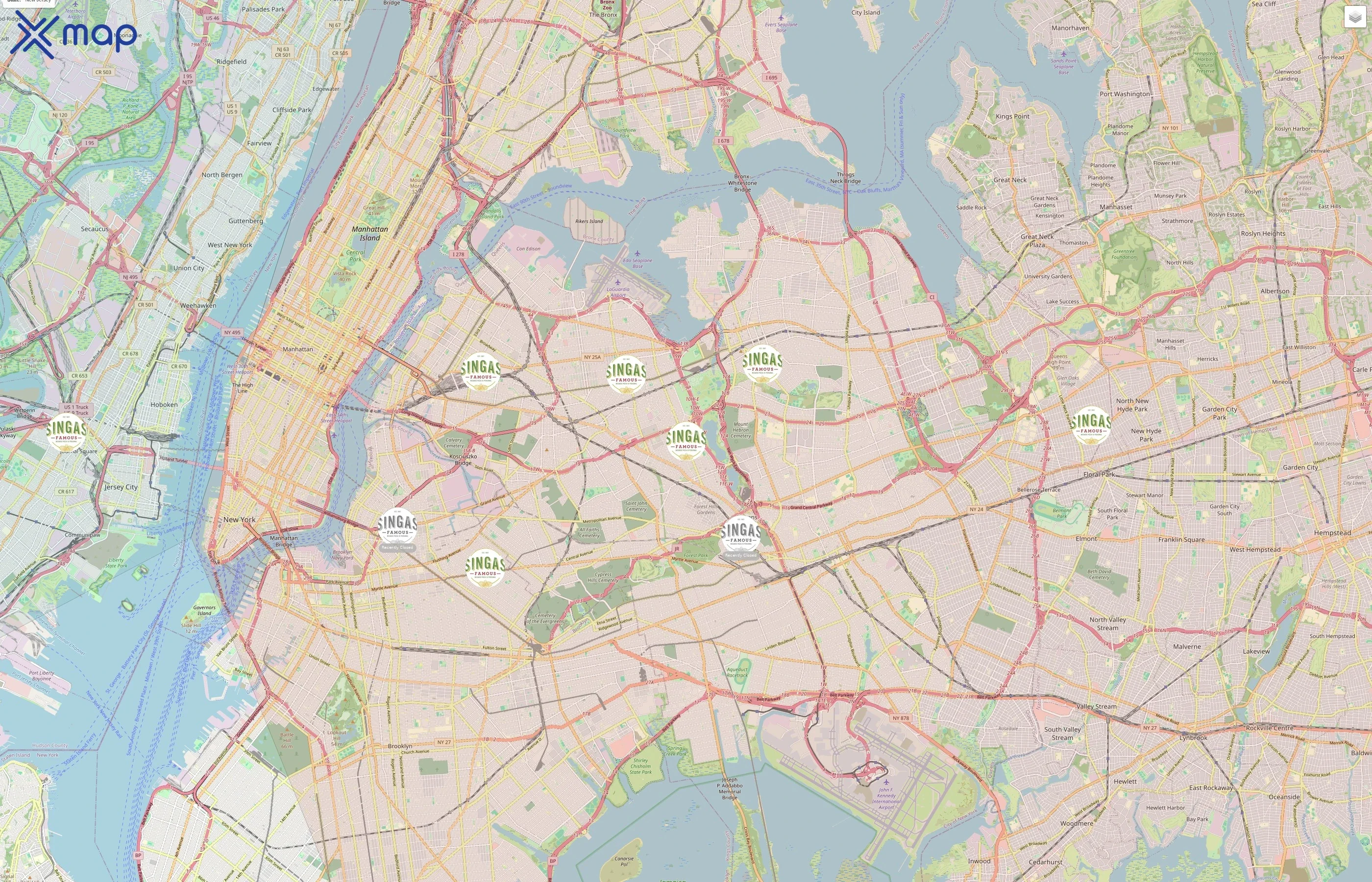 Singas Famous Pizza traffic data