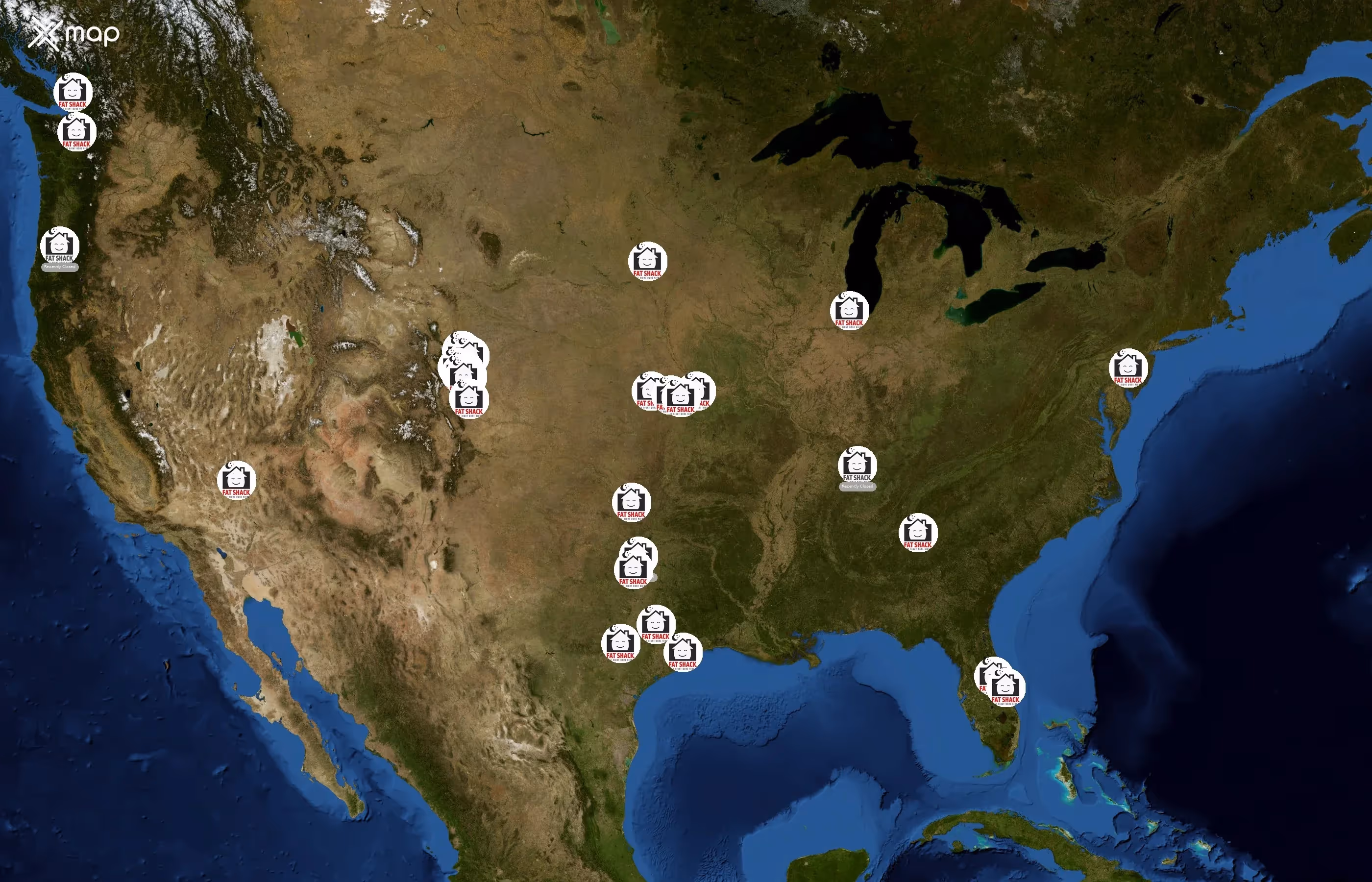 Fat Shack state distribution