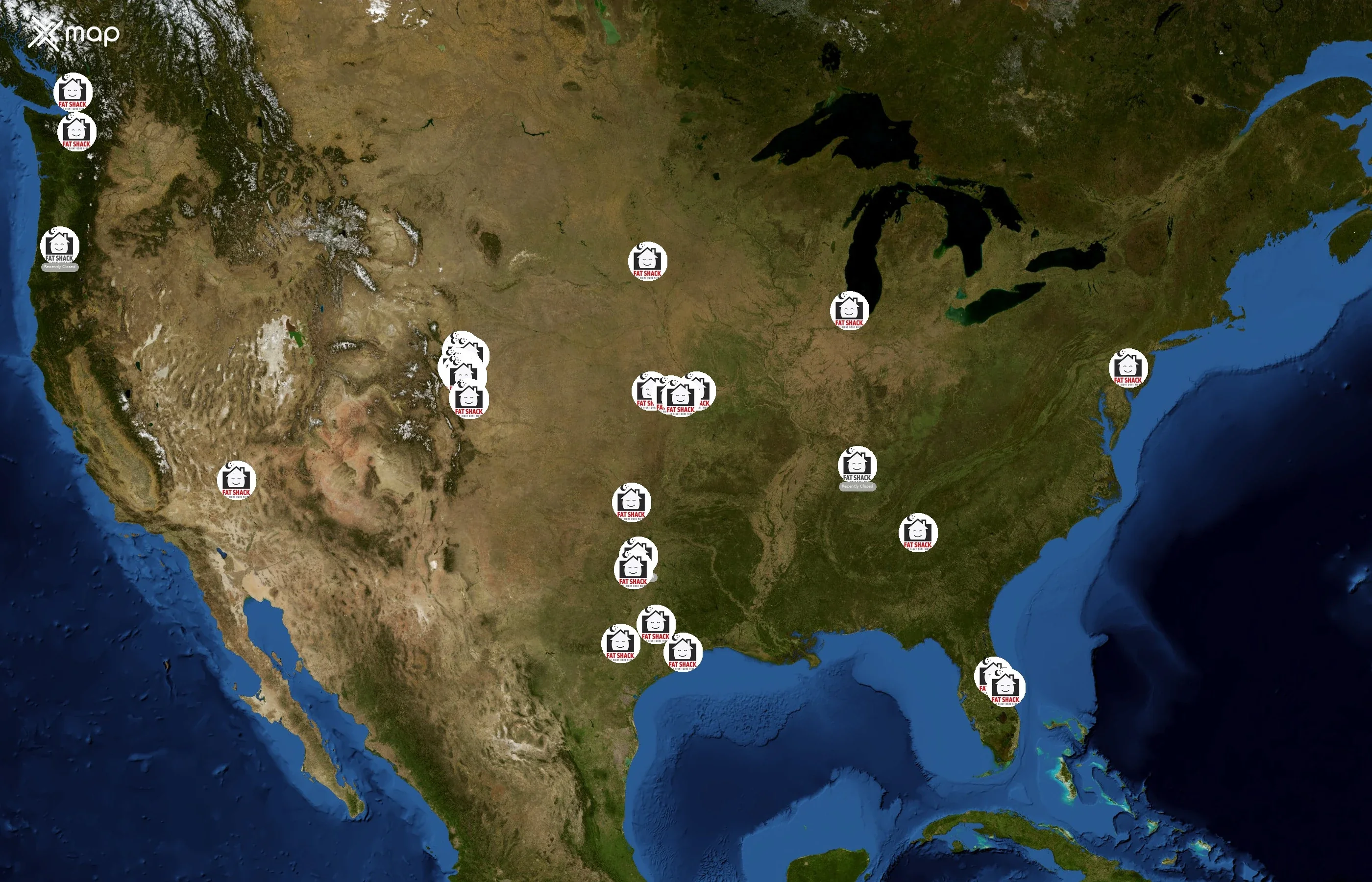 Fat Shack state distribution