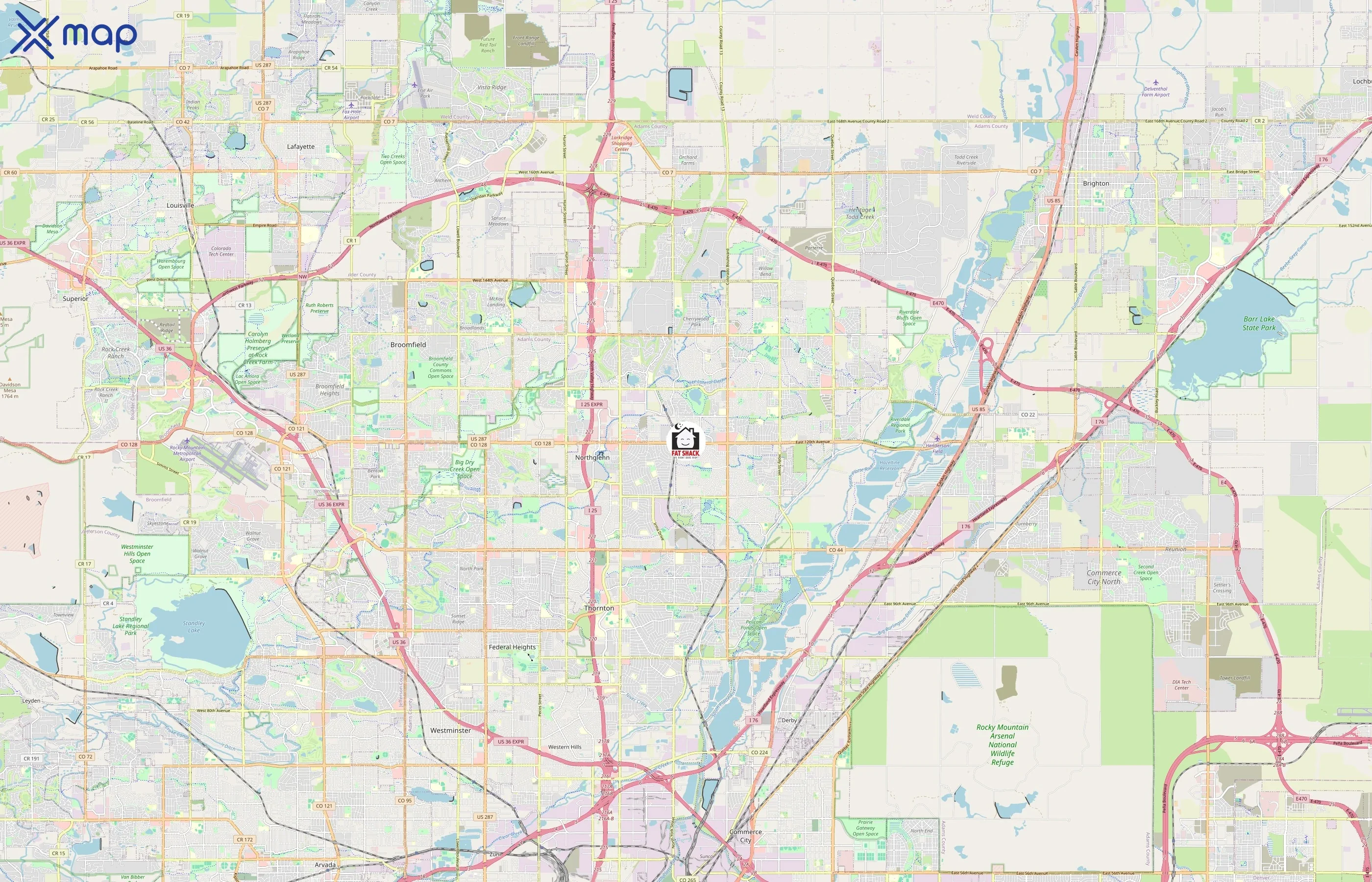 Fat Shack area coverage