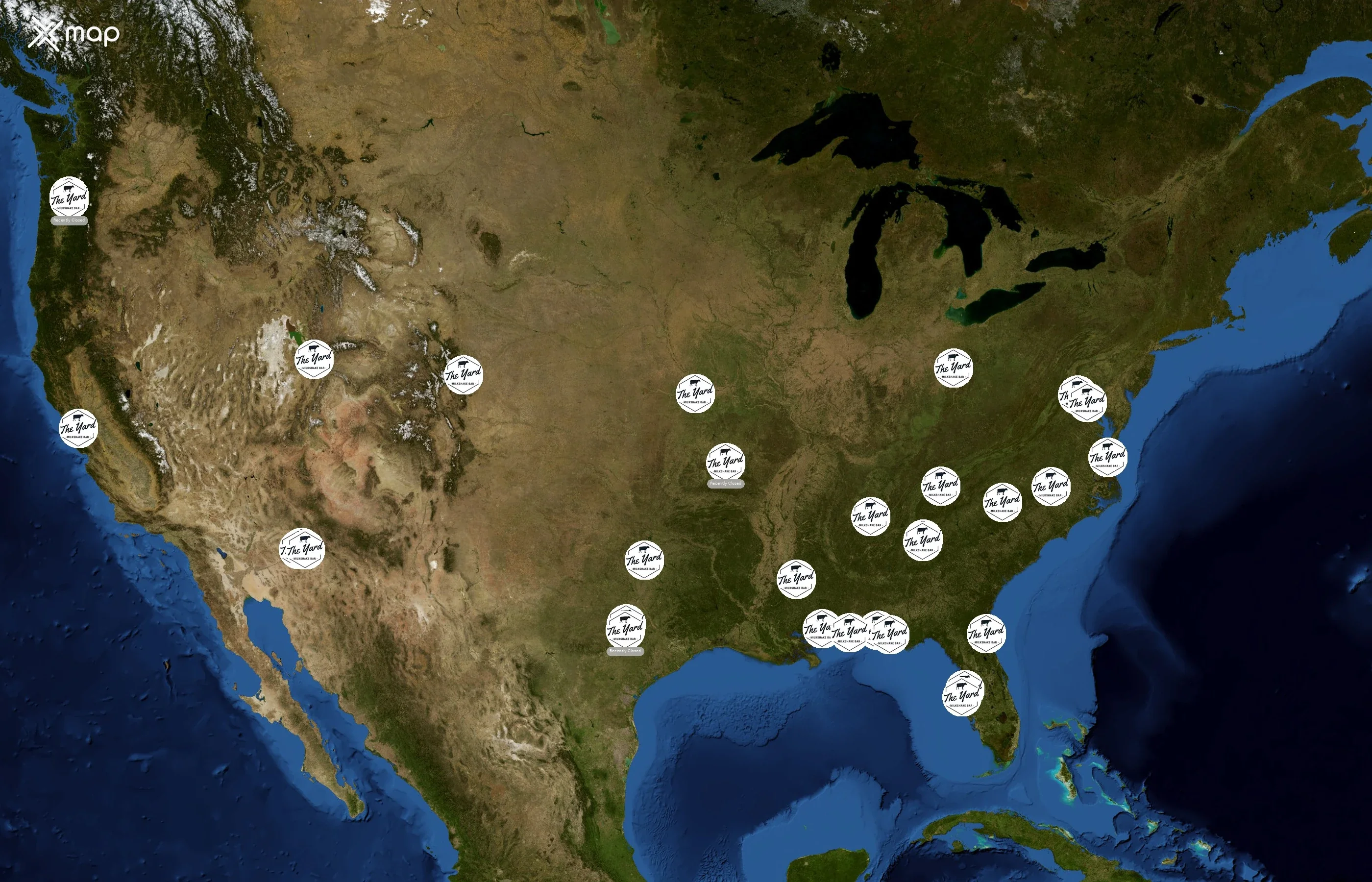 The Yard Milkshake Bar state distribution