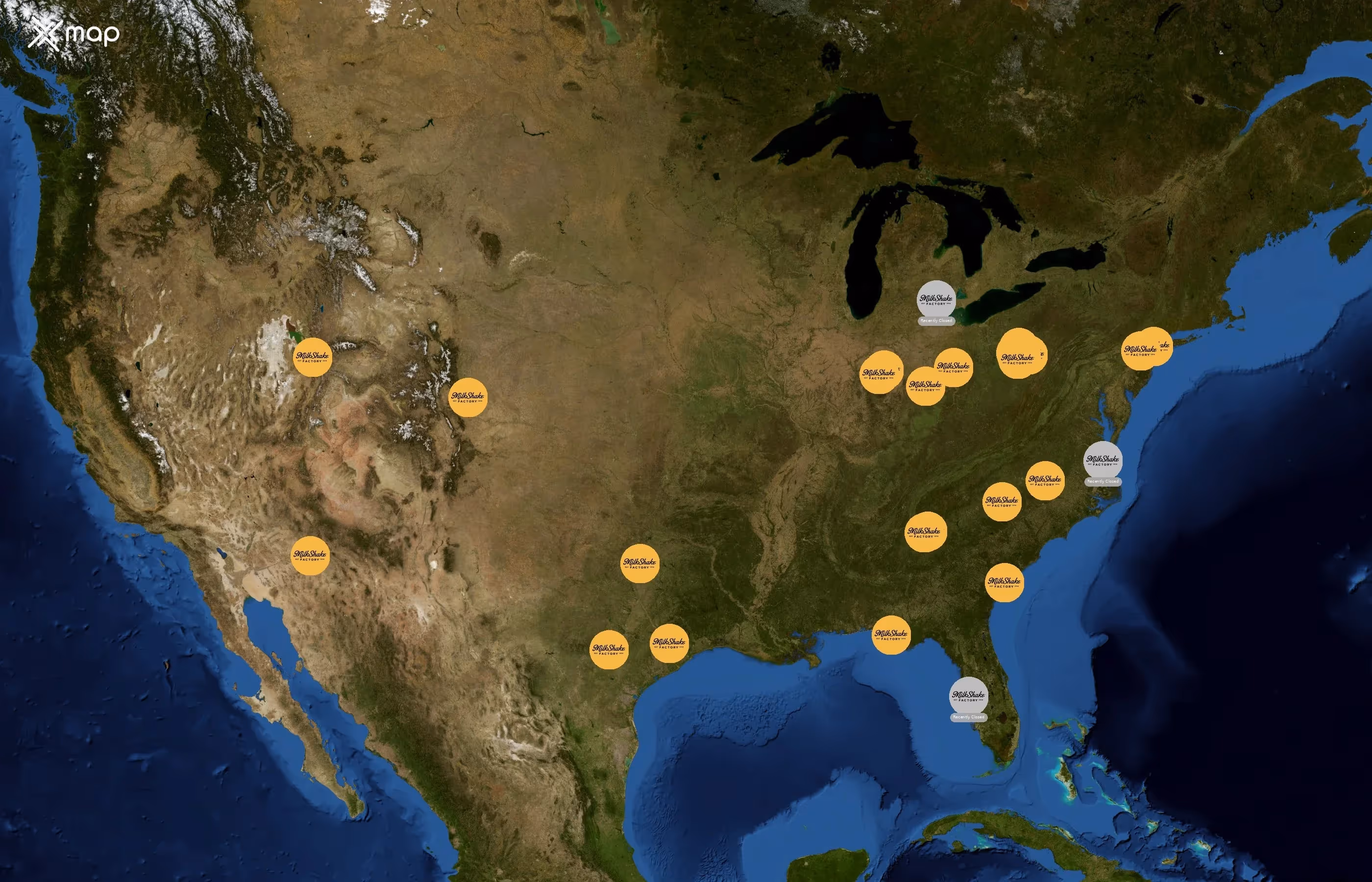 MilkShake Factory state distribution