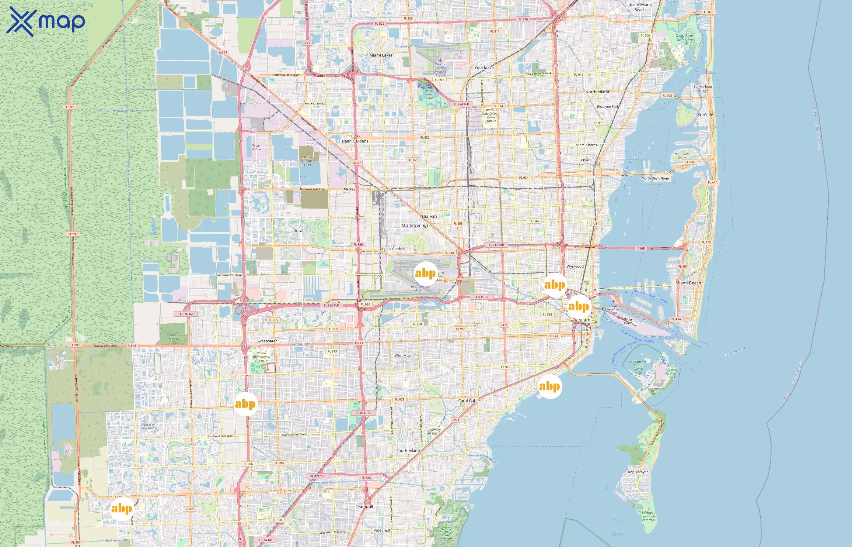 Au Bon Pain area coverage