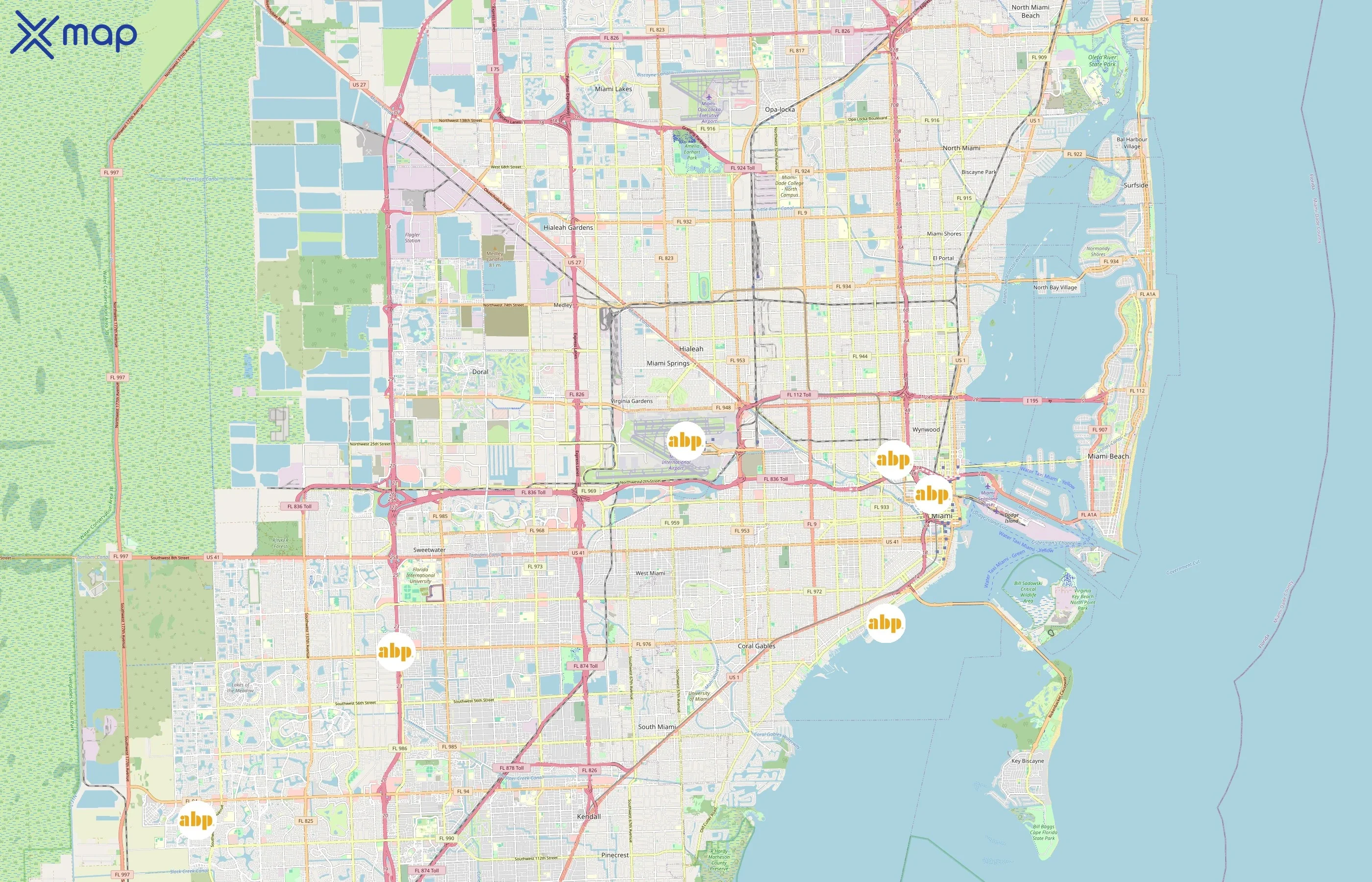 Au Bon Pain area coverage