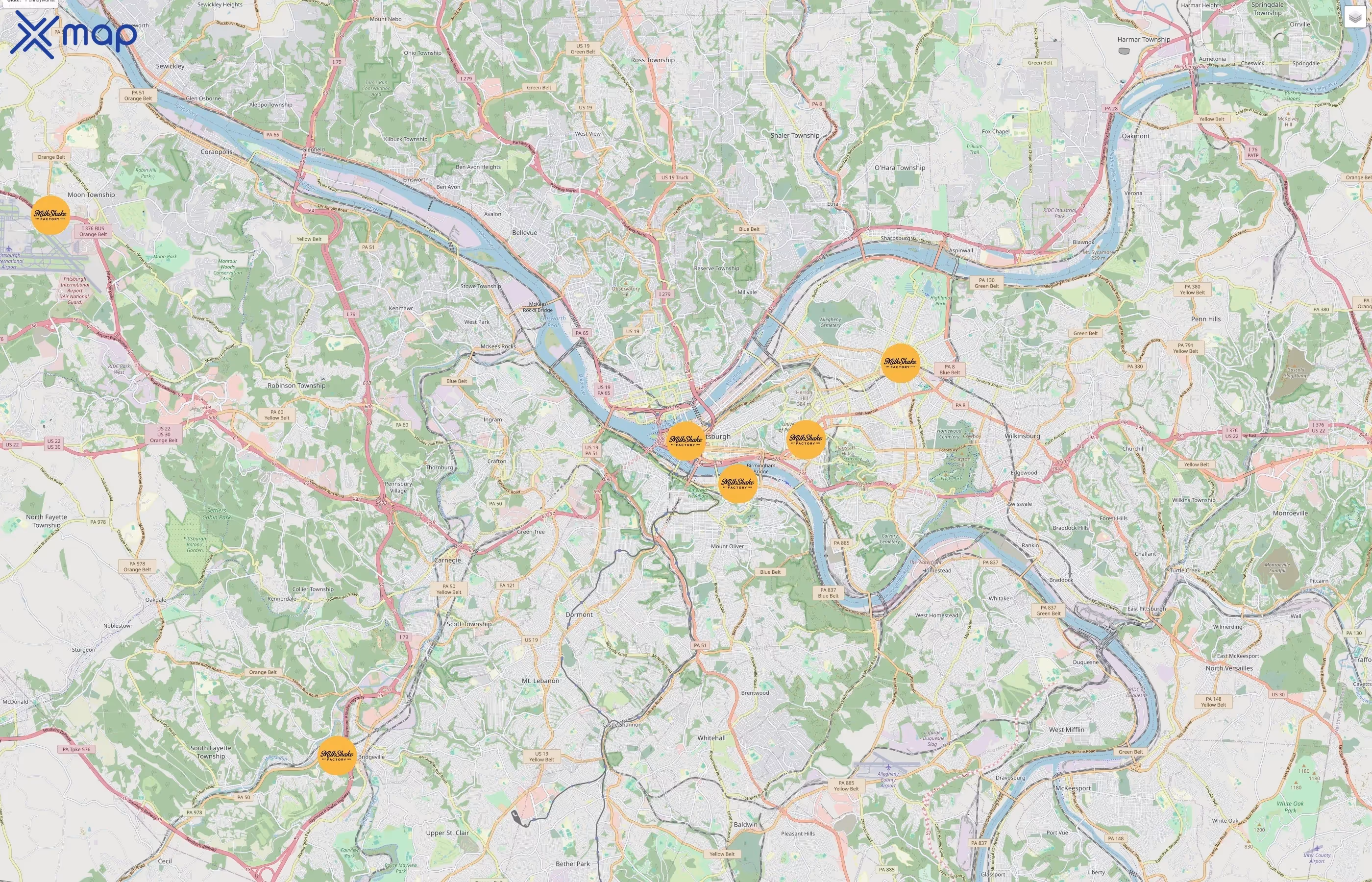 MilkShake Factory traffic data