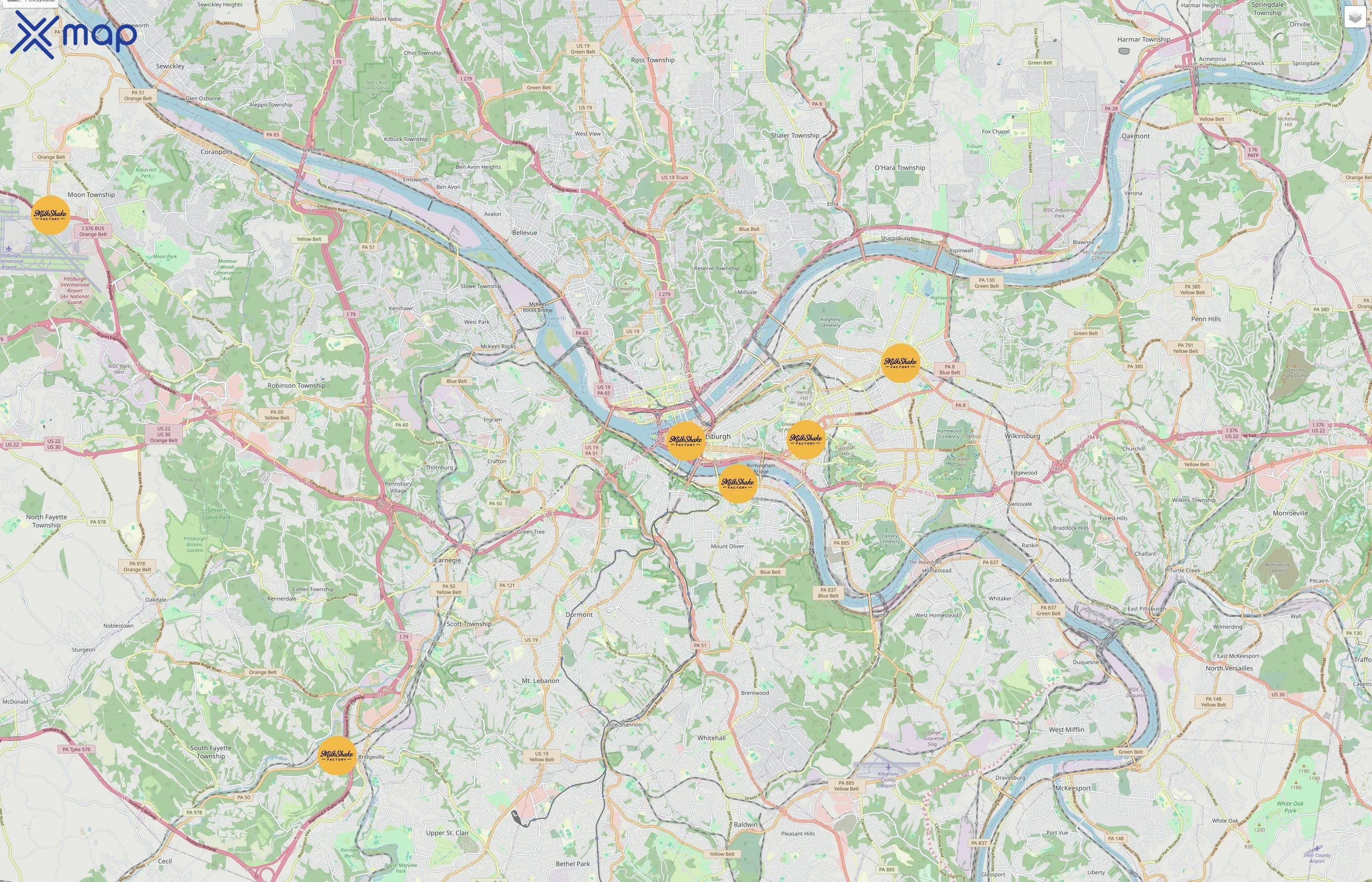 MilkShake Factory traffic data