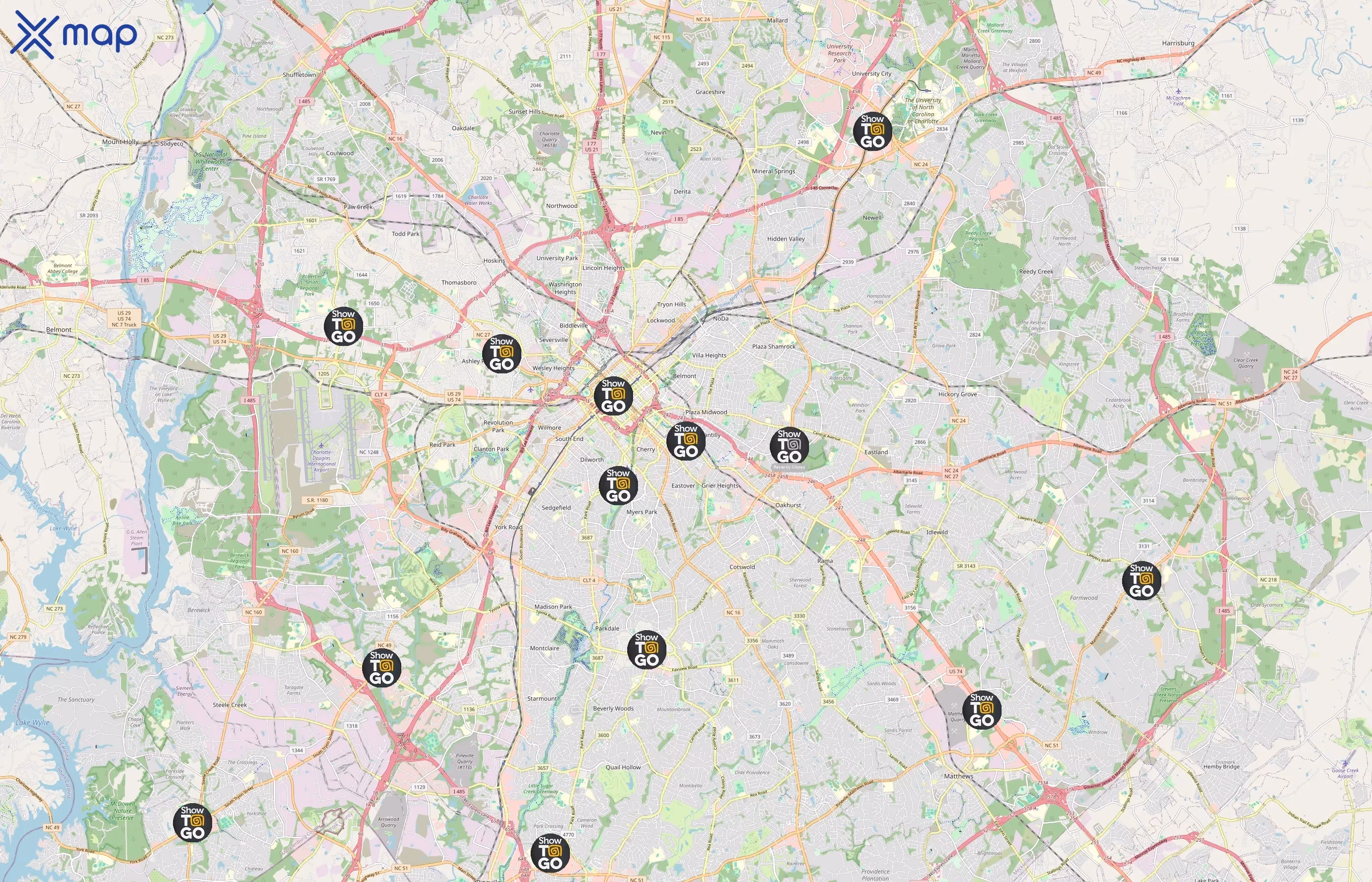Showmars area coverage