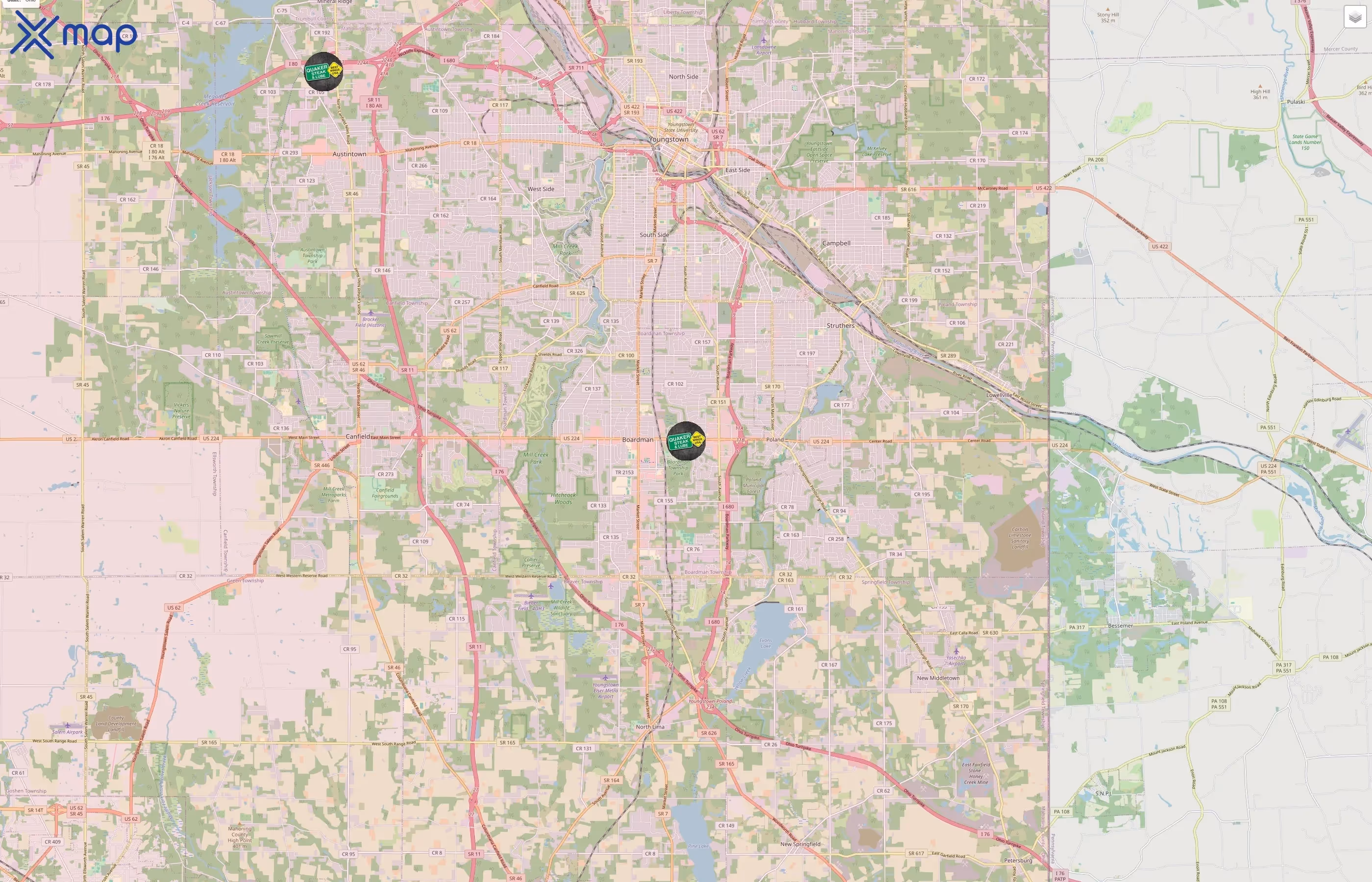 Quaker Steak & Lube traffic data