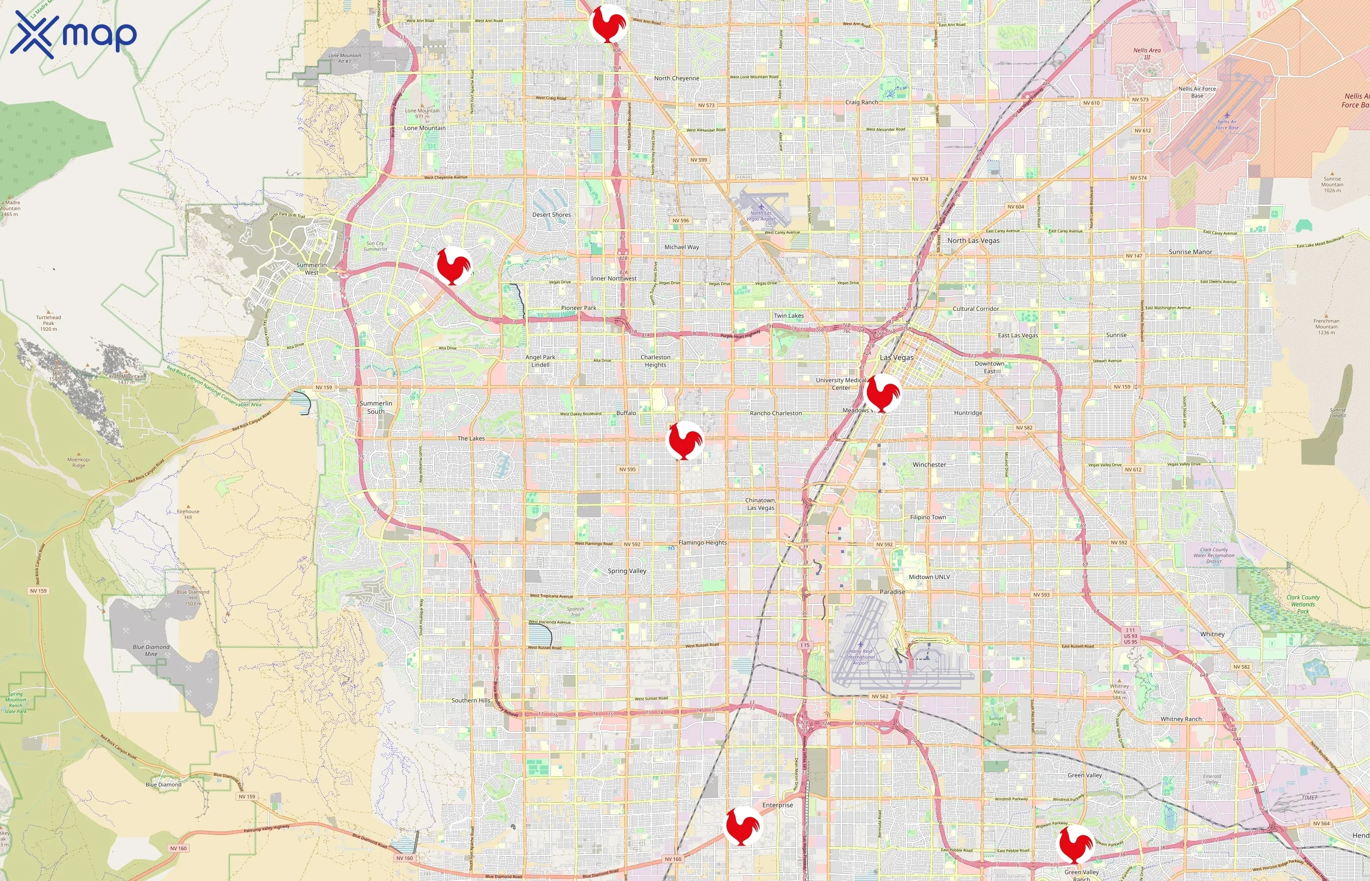 Houston TX Hot Chicken area coverage