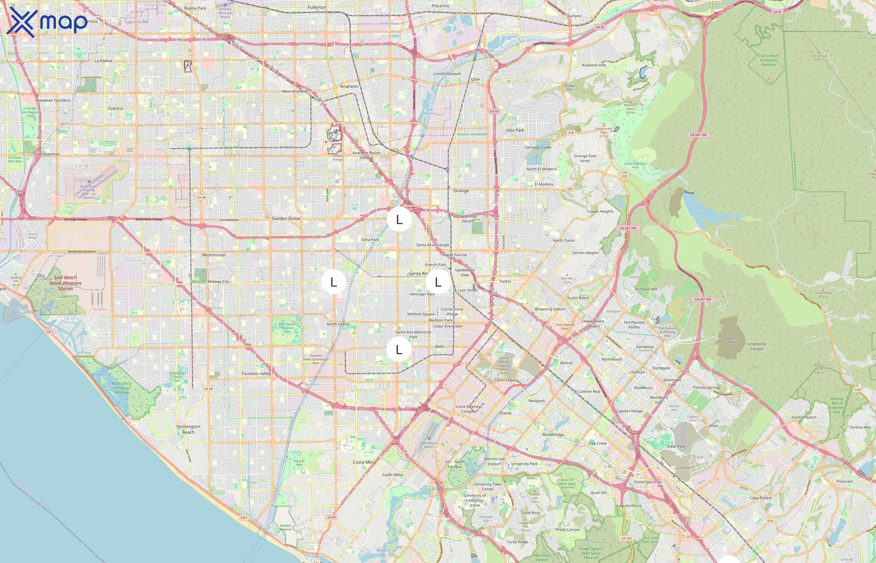 La Michoacana Premium area coverage