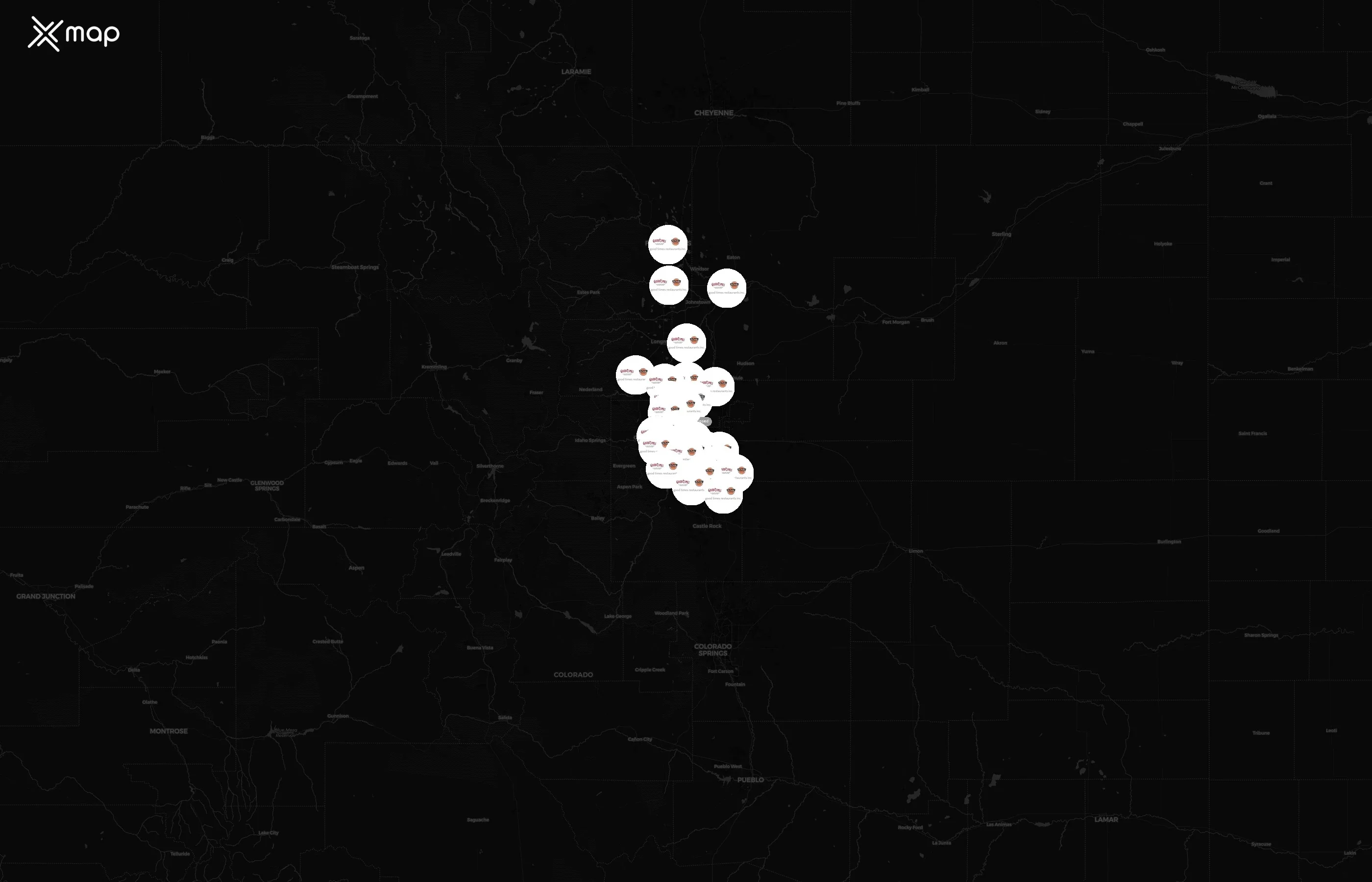 Good Times Burgers & Frozen Custard city distribution