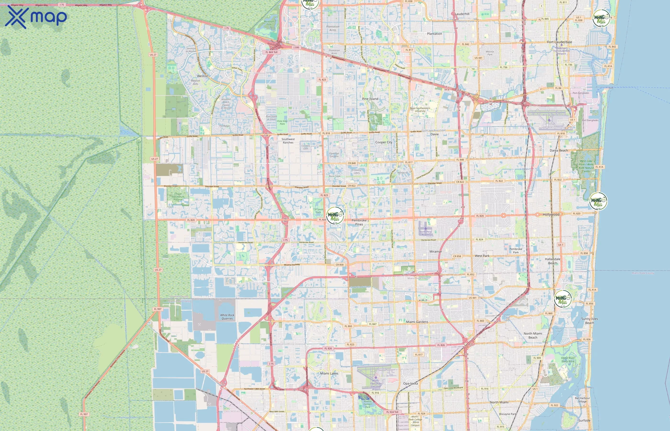 Mango Biche Mia area coverage