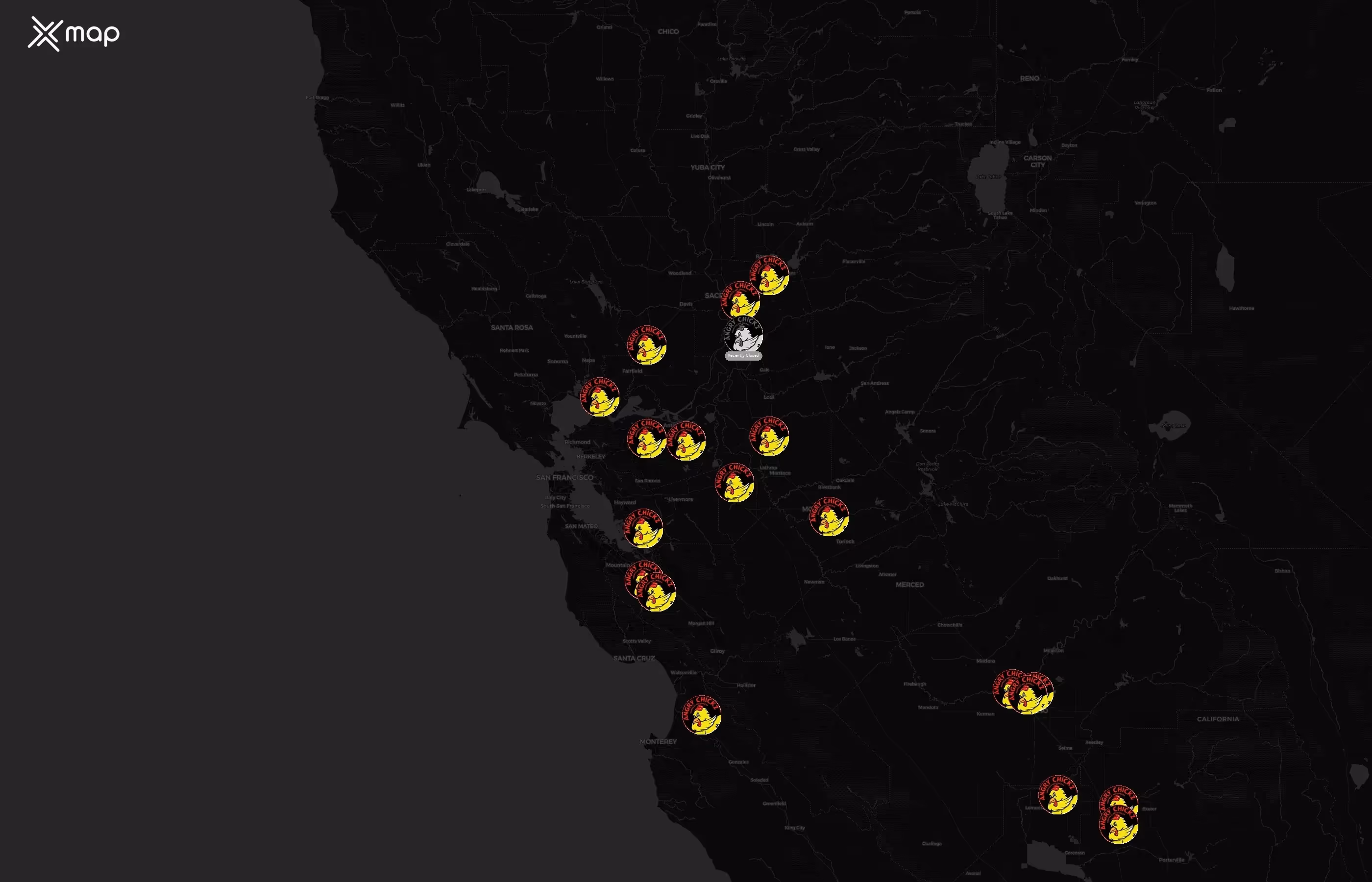 Angry Chickz city distribution