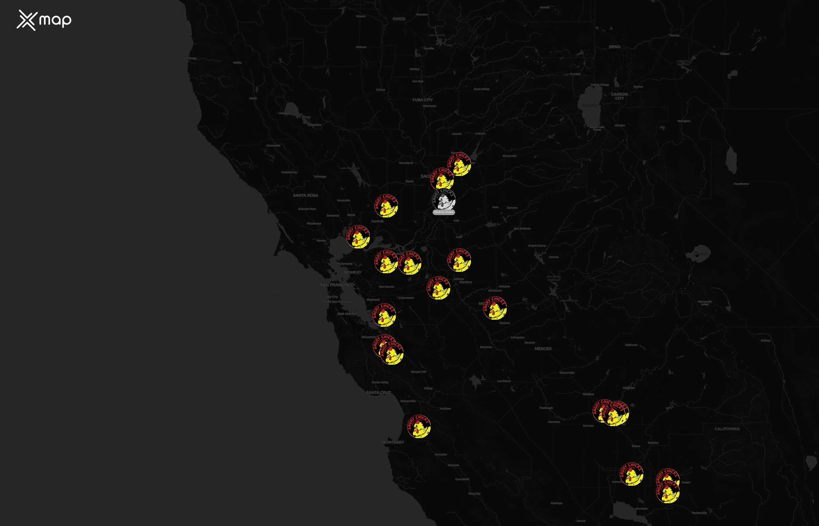 Angry Chickz city distribution