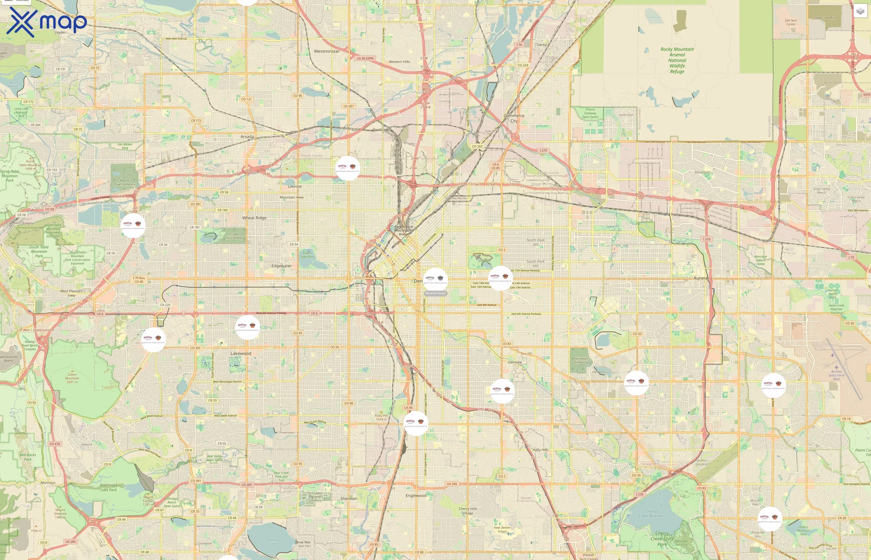Good Times Burgers & Frozen Custard traffic data