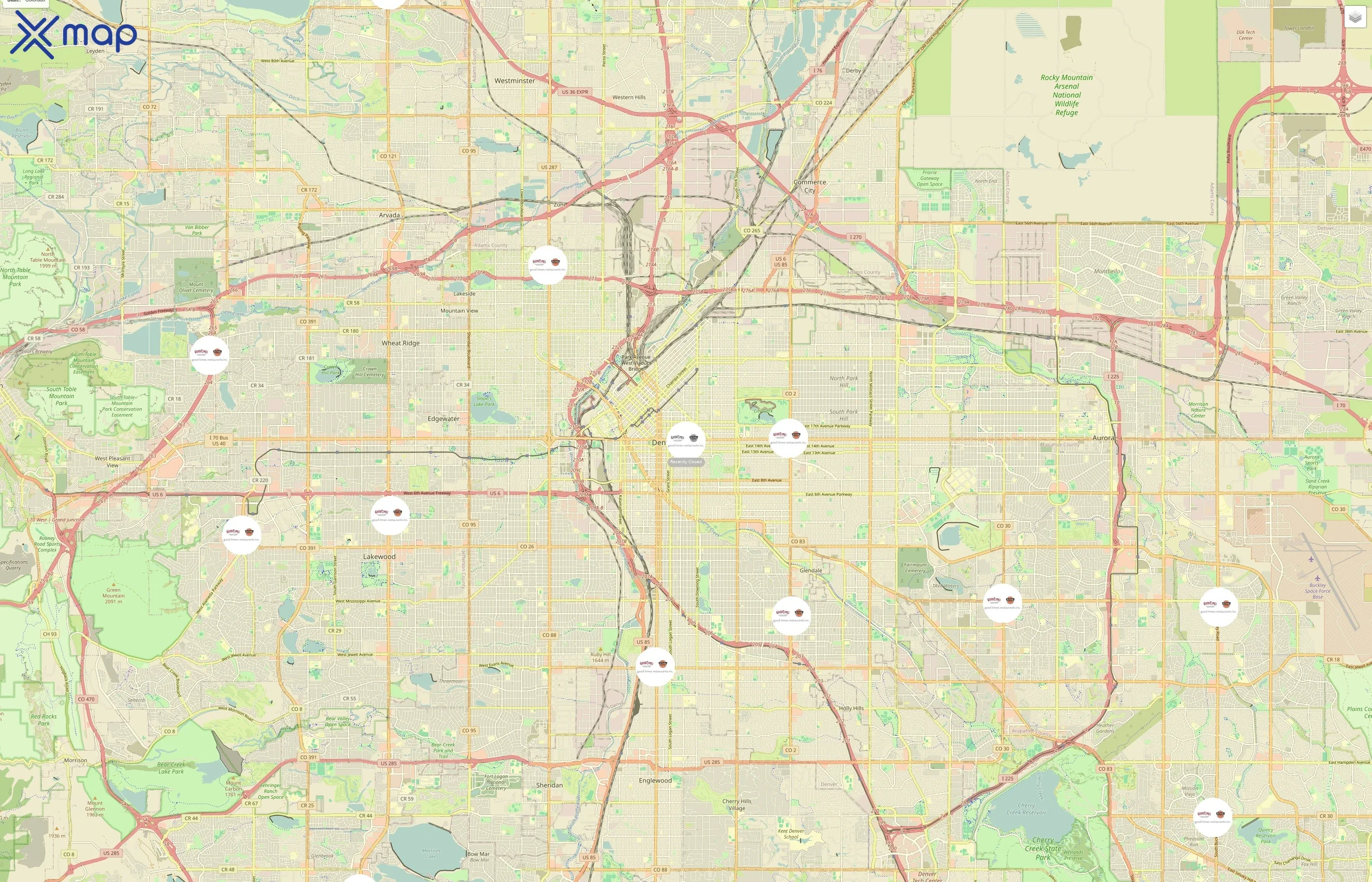 Good Times Burgers & Frozen Custard traffic data
