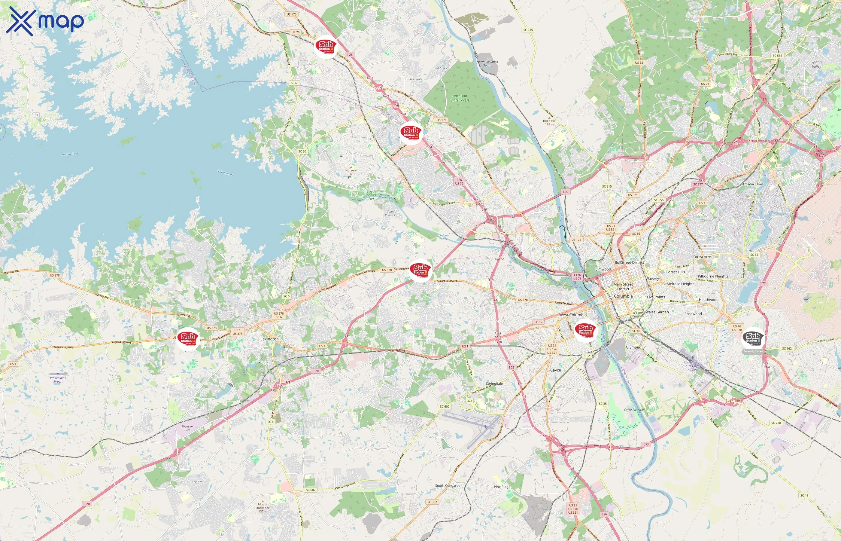 Sub Station II area coverage