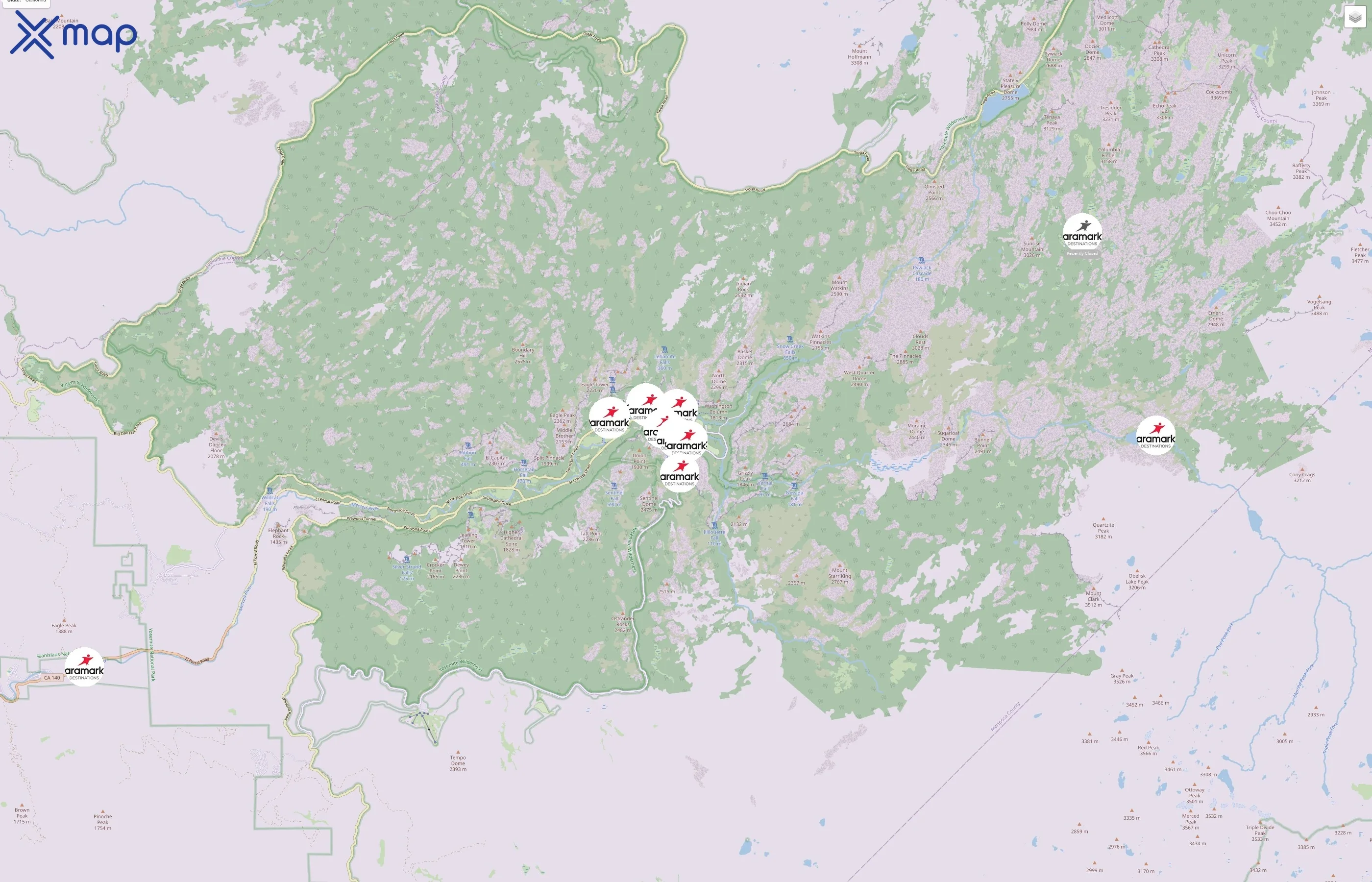 Yosemite National Park traffic data