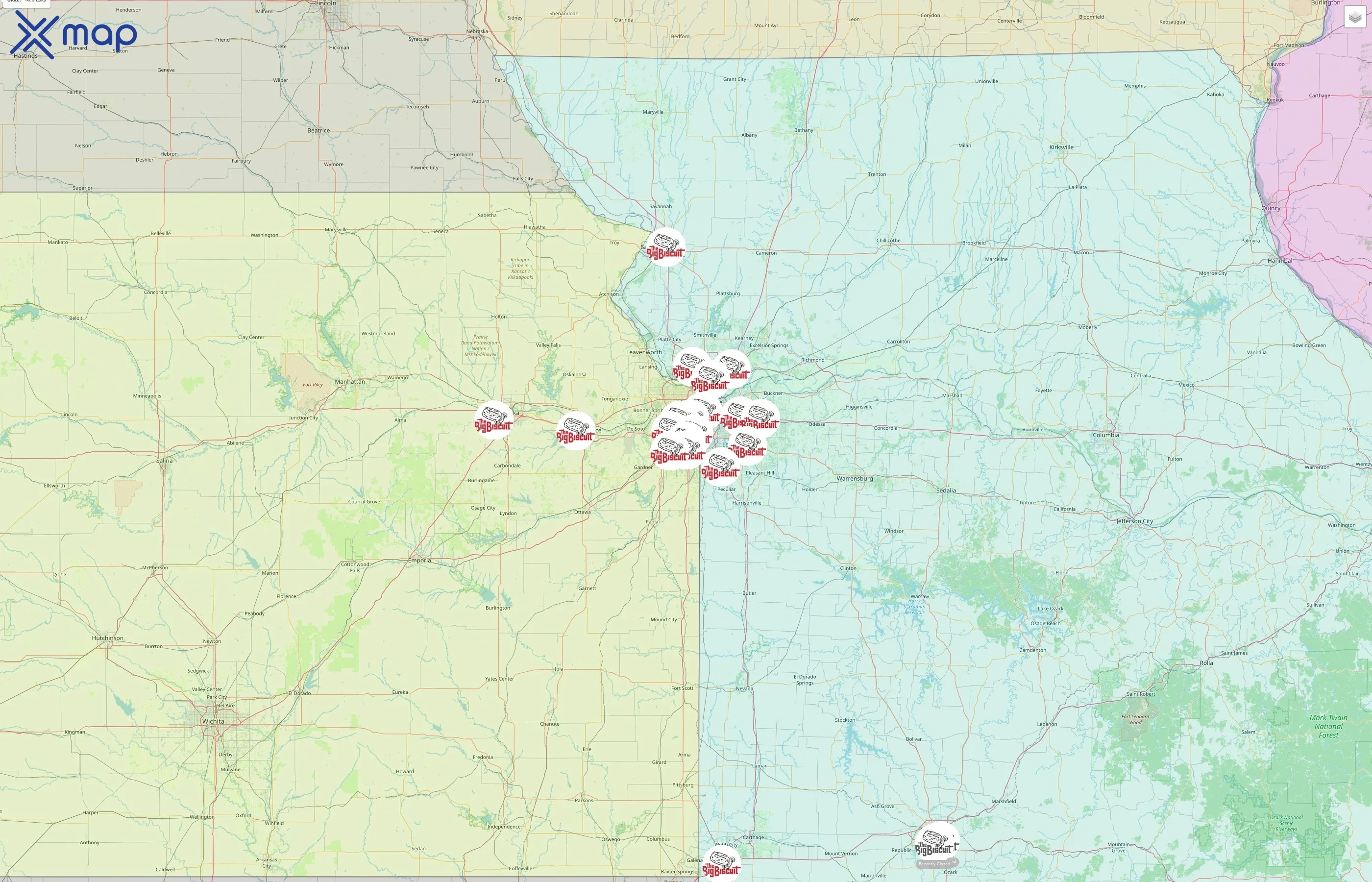 The Big Biscuit street hotspots