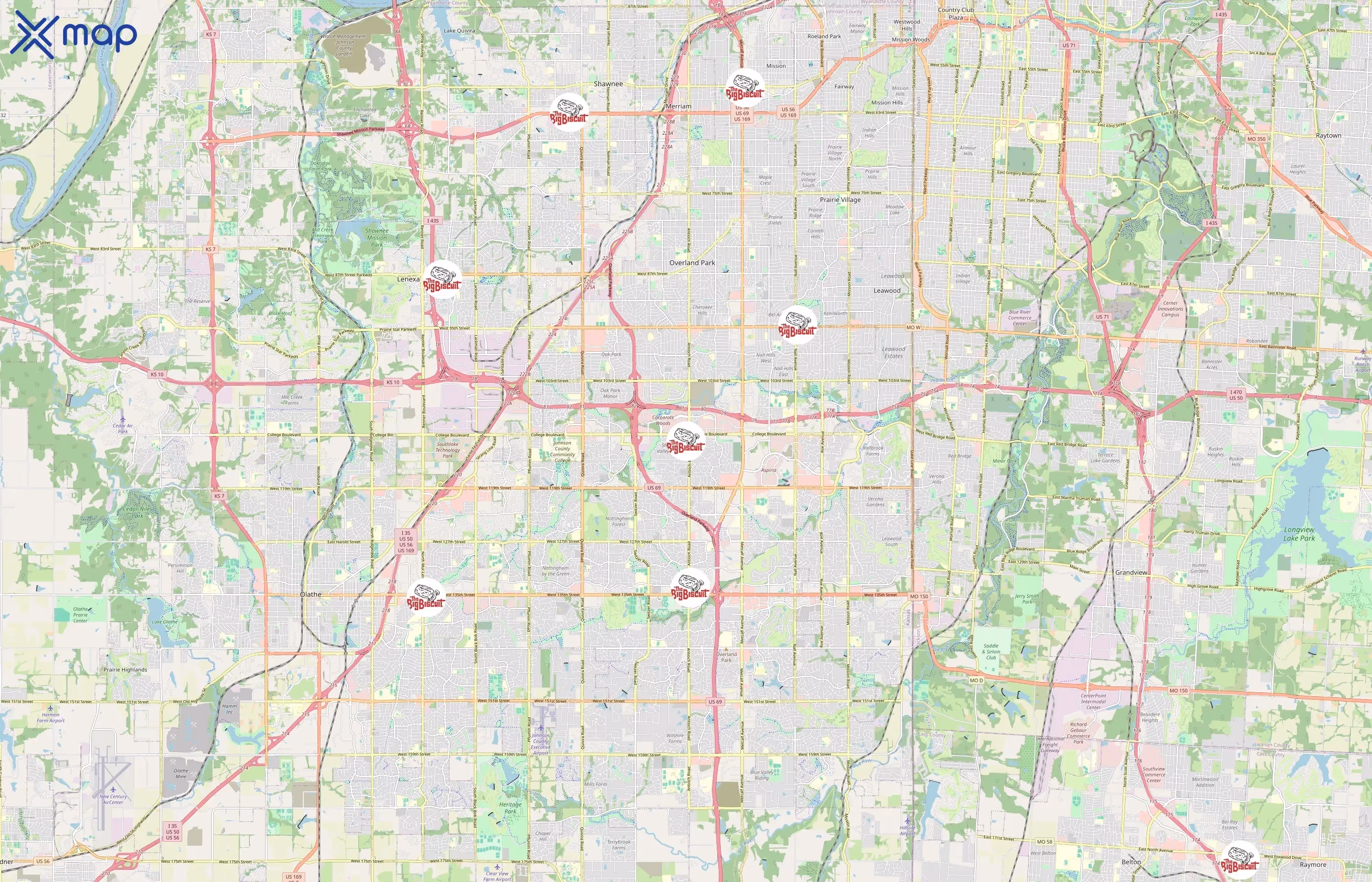 The Big Biscuit area coverage