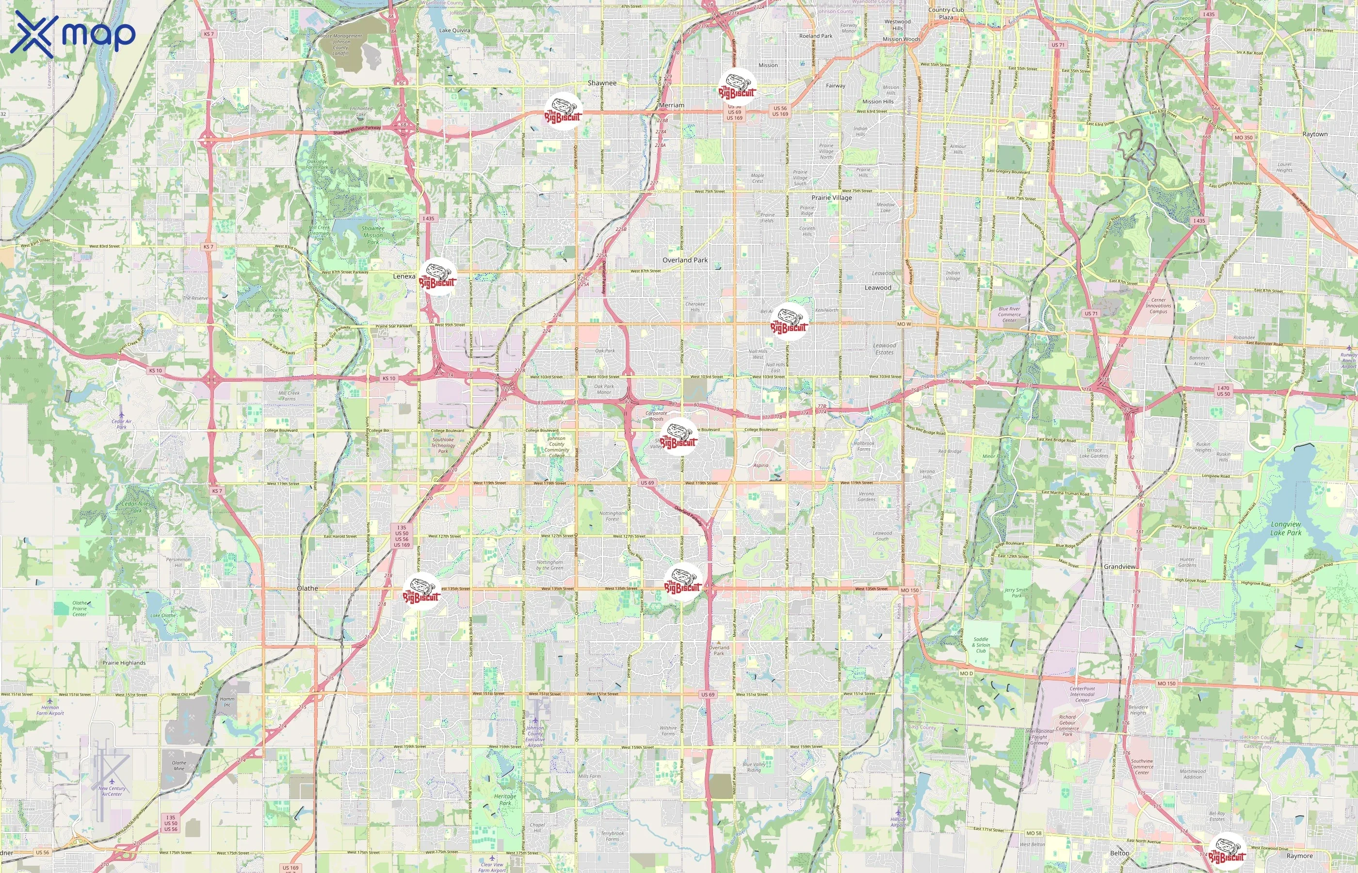 The Big Biscuit area coverage