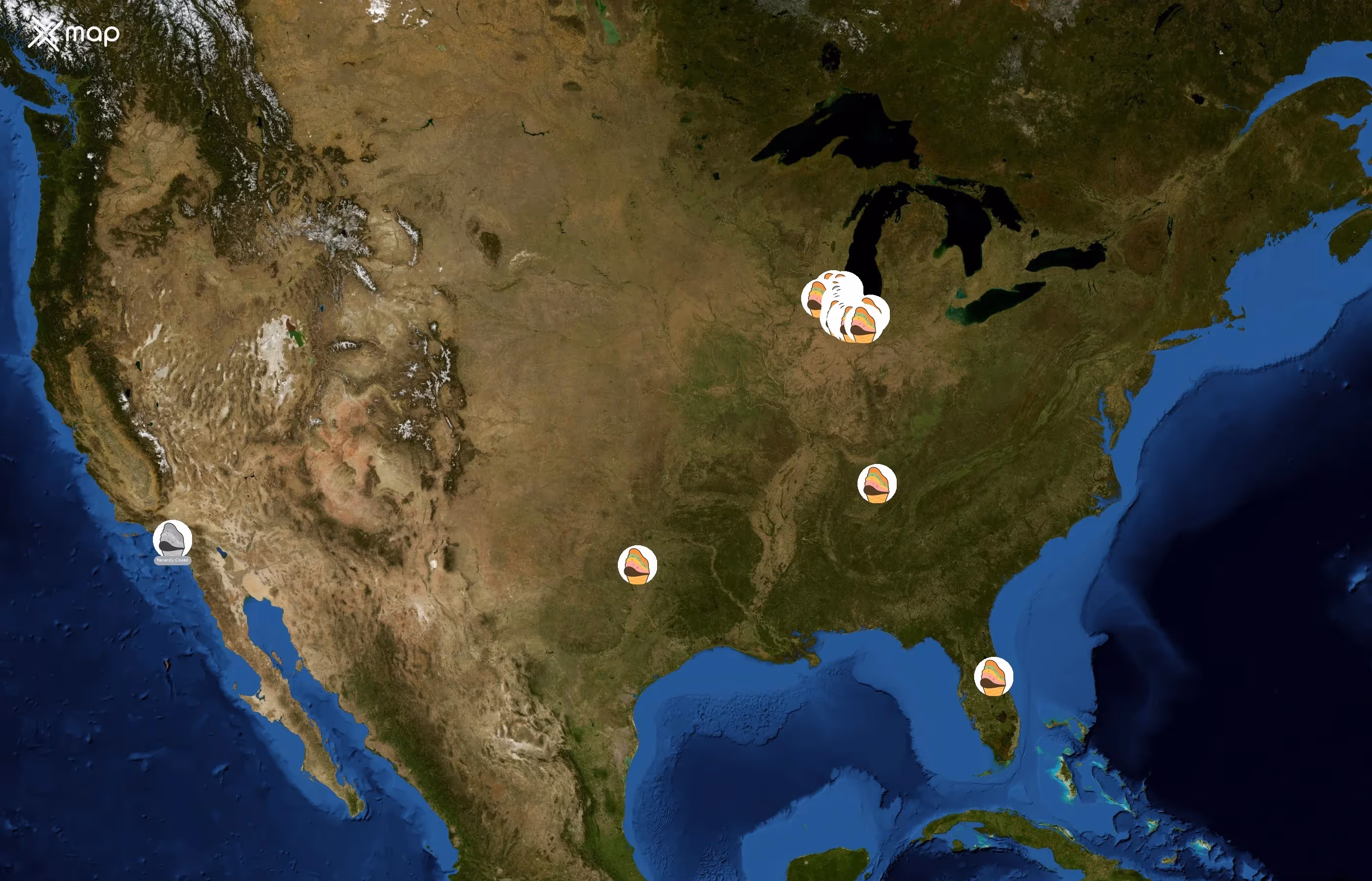 The Original Rainbow Cone state distribution