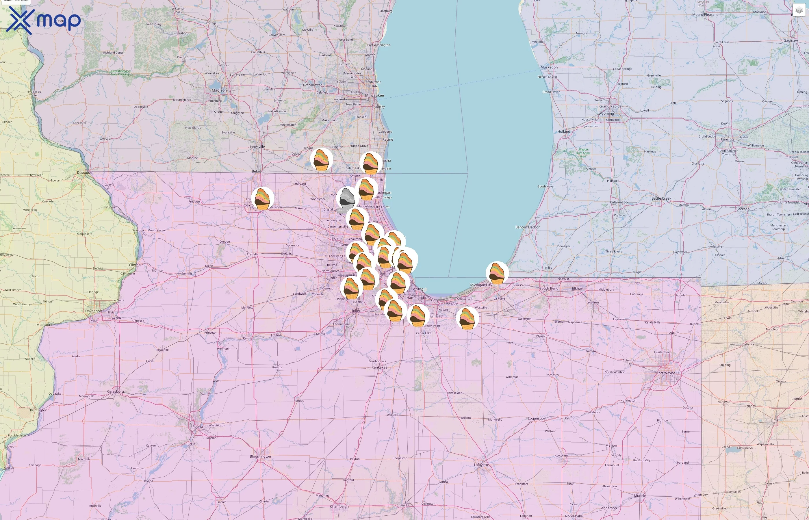 The Original Rainbow Cone street hotspots