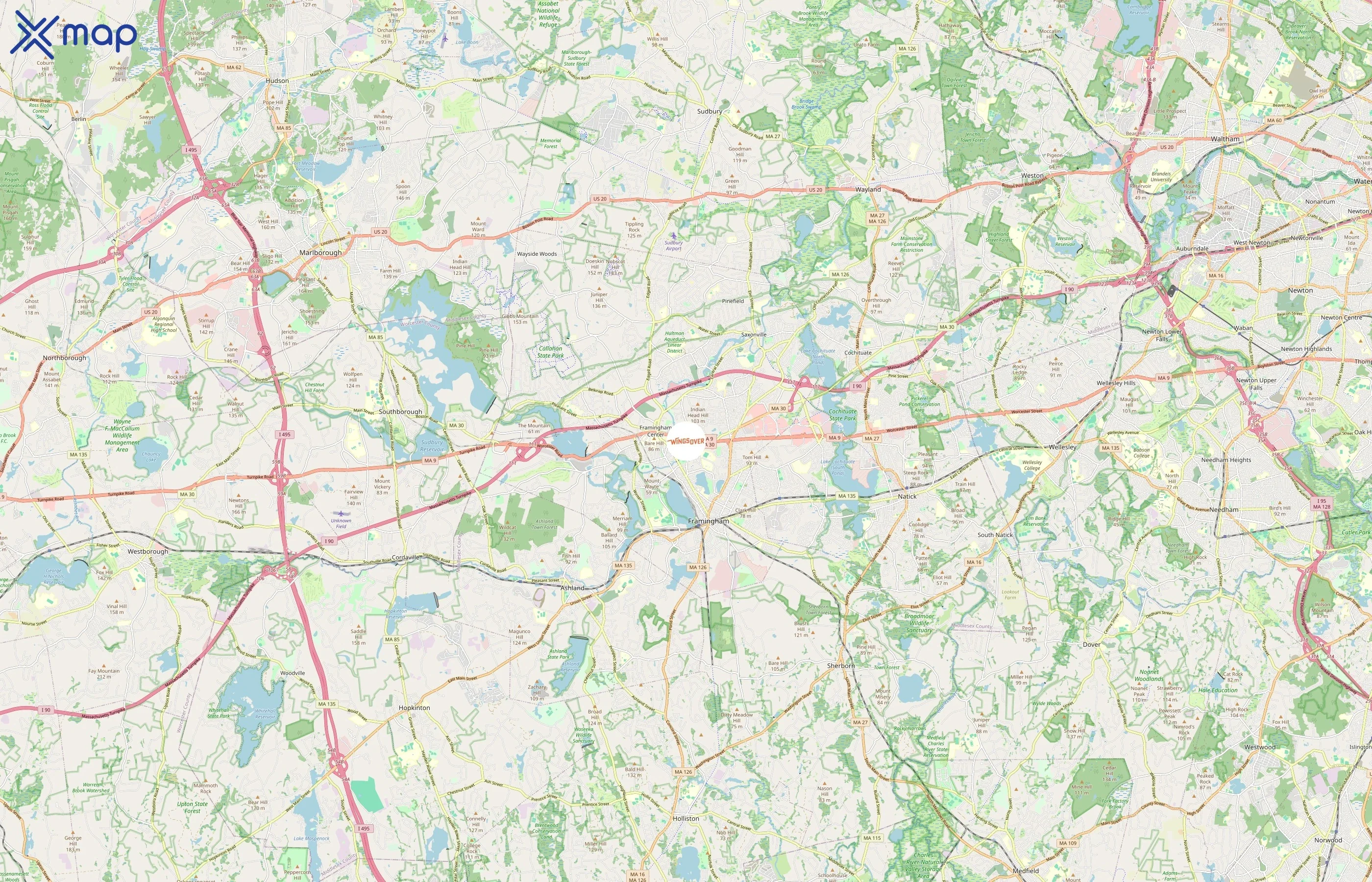 Wings Over area coverage