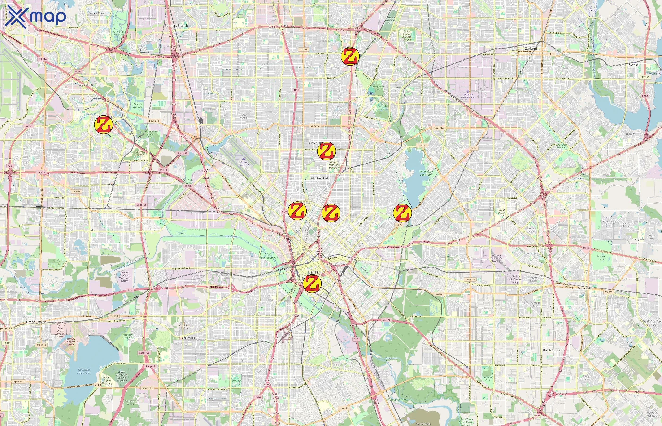 Zalat Pizza area coverage