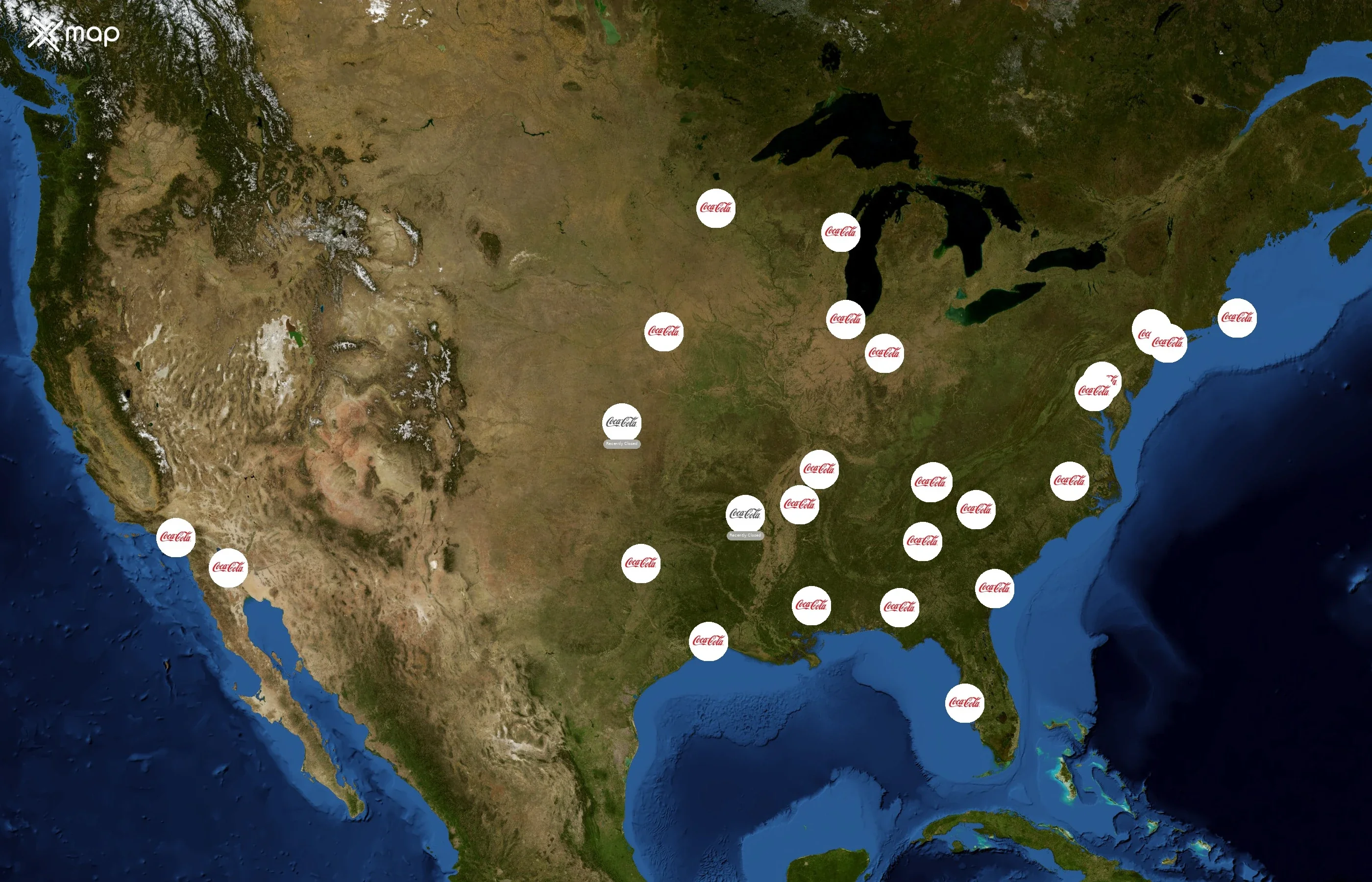 Coca-Cola state distribution