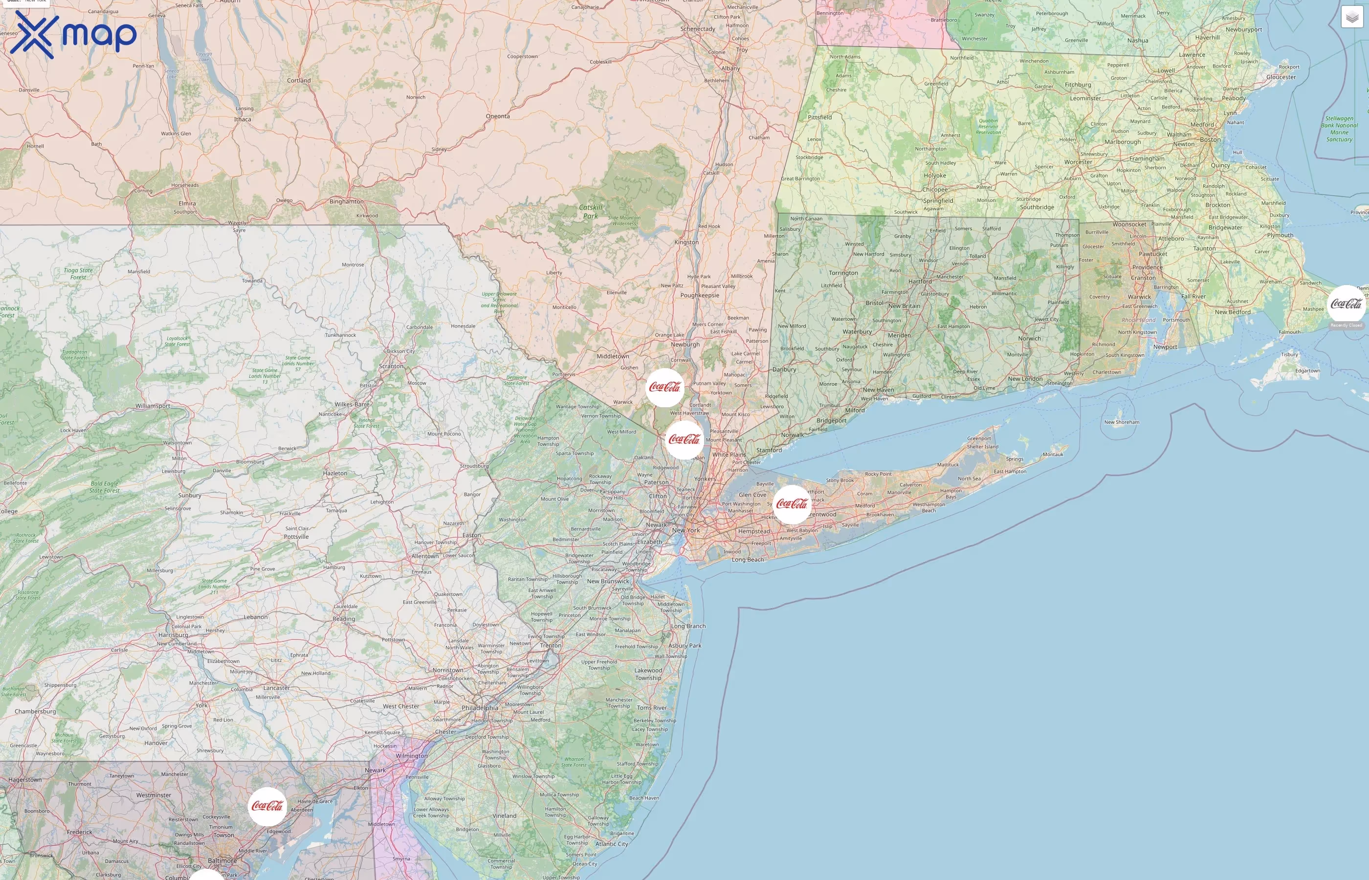 Coca-Cola street hotspots