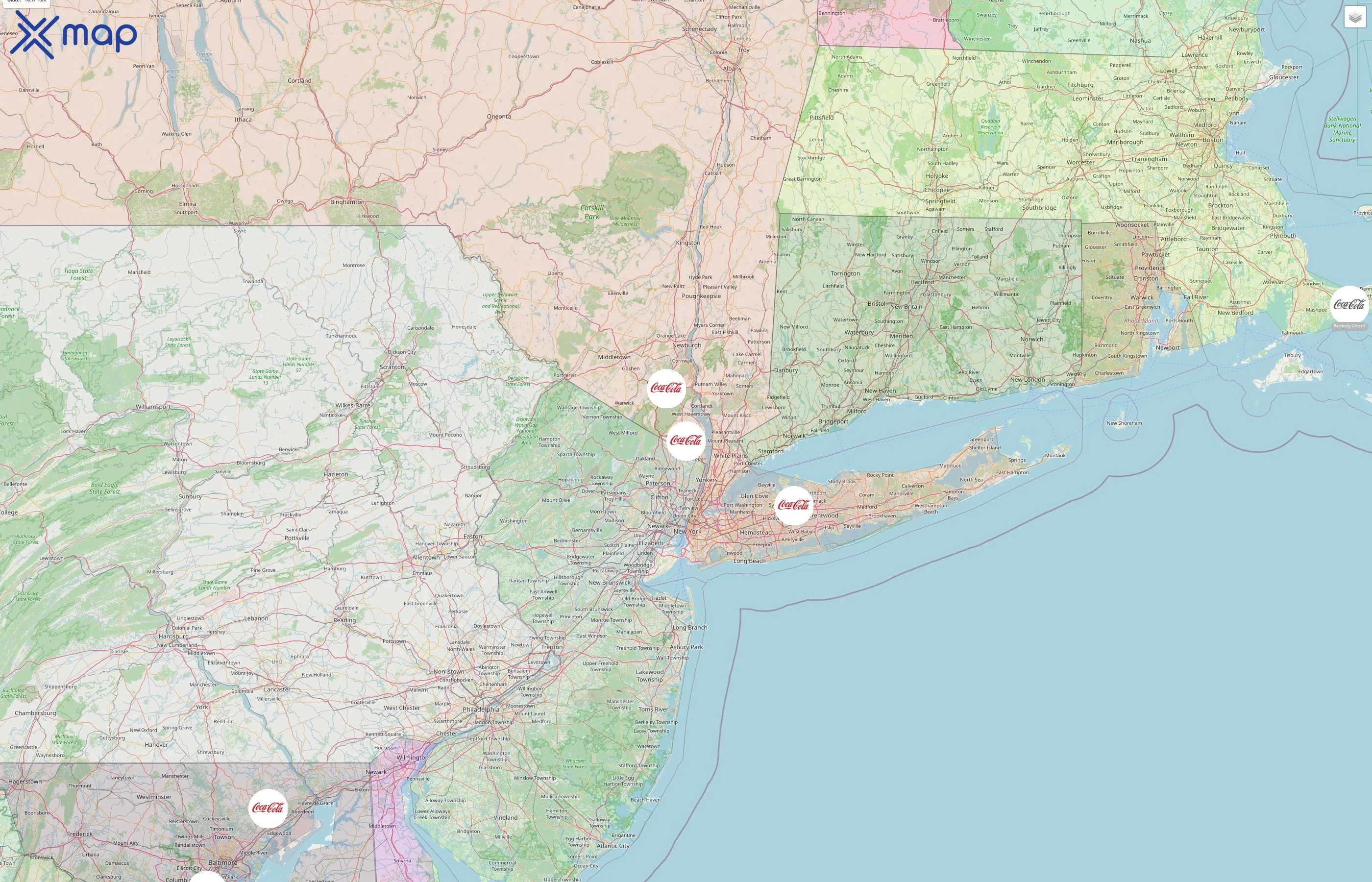 Coca-Cola street hotspots